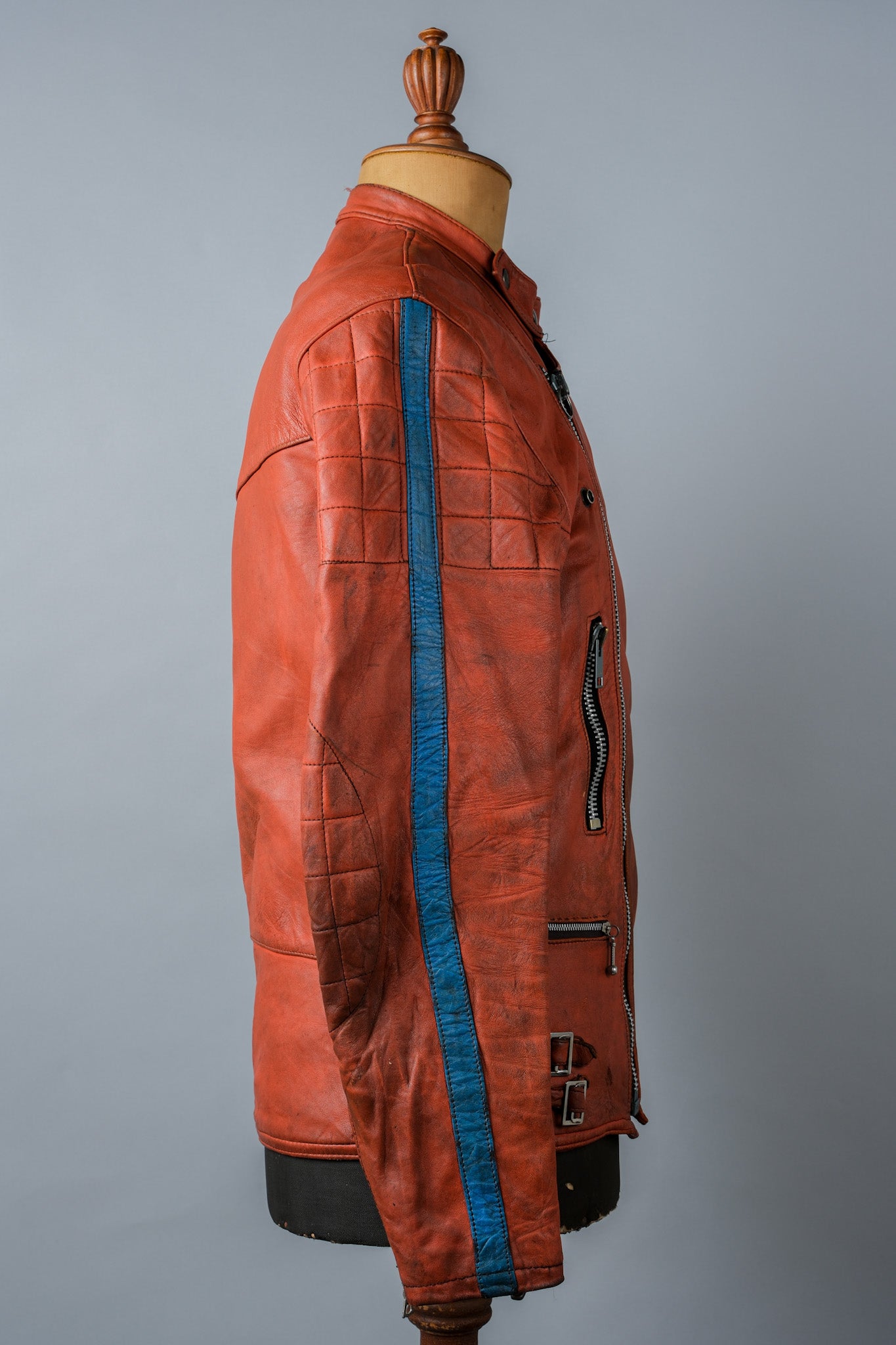 ［~60's］French Vintage Leather Riders Jacket "Jacques Icek"