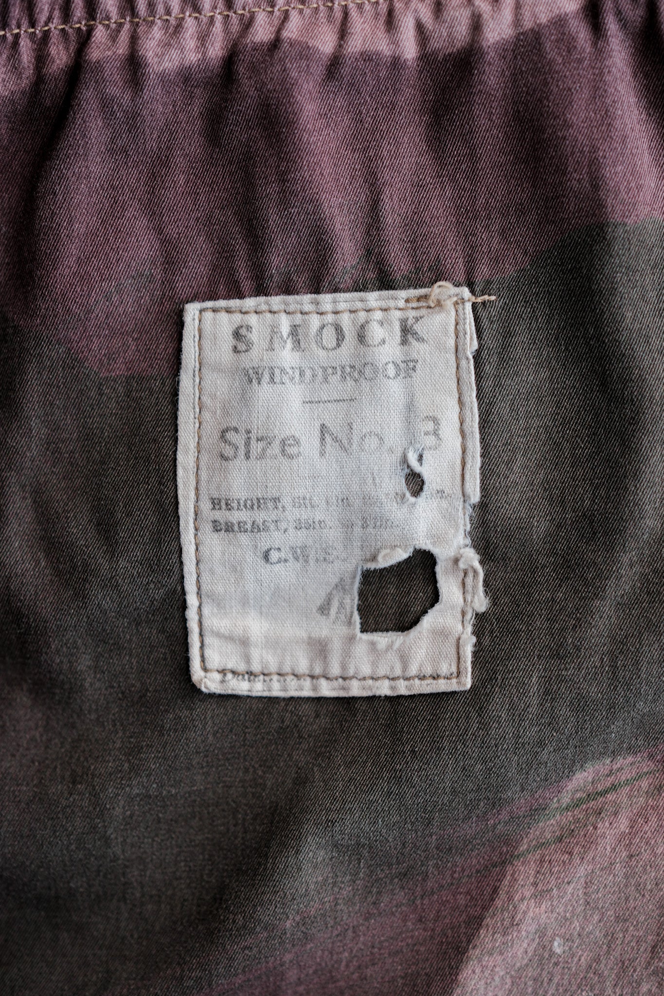 ［~40's］WWⅡ British Army Camouflage Windproof Smock Size.3 "SAS" "Modified"