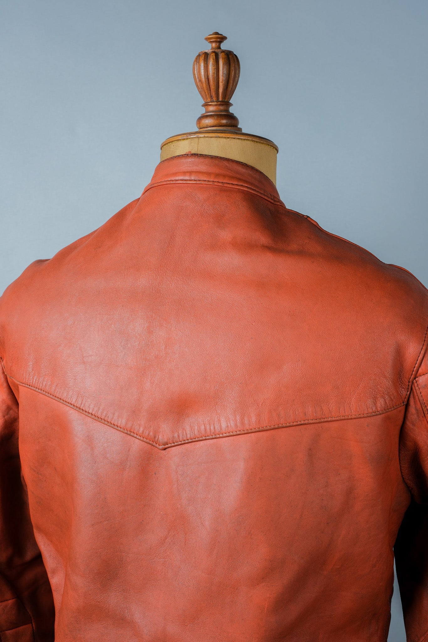 【~60's】French Vintage Leather Riders Jacket "Jacques Icek"