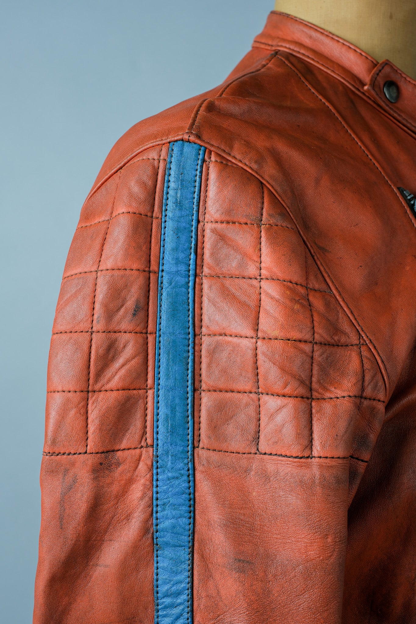 ［~60's］French Vintage Leather Riders Jacket "Jacques Icek"