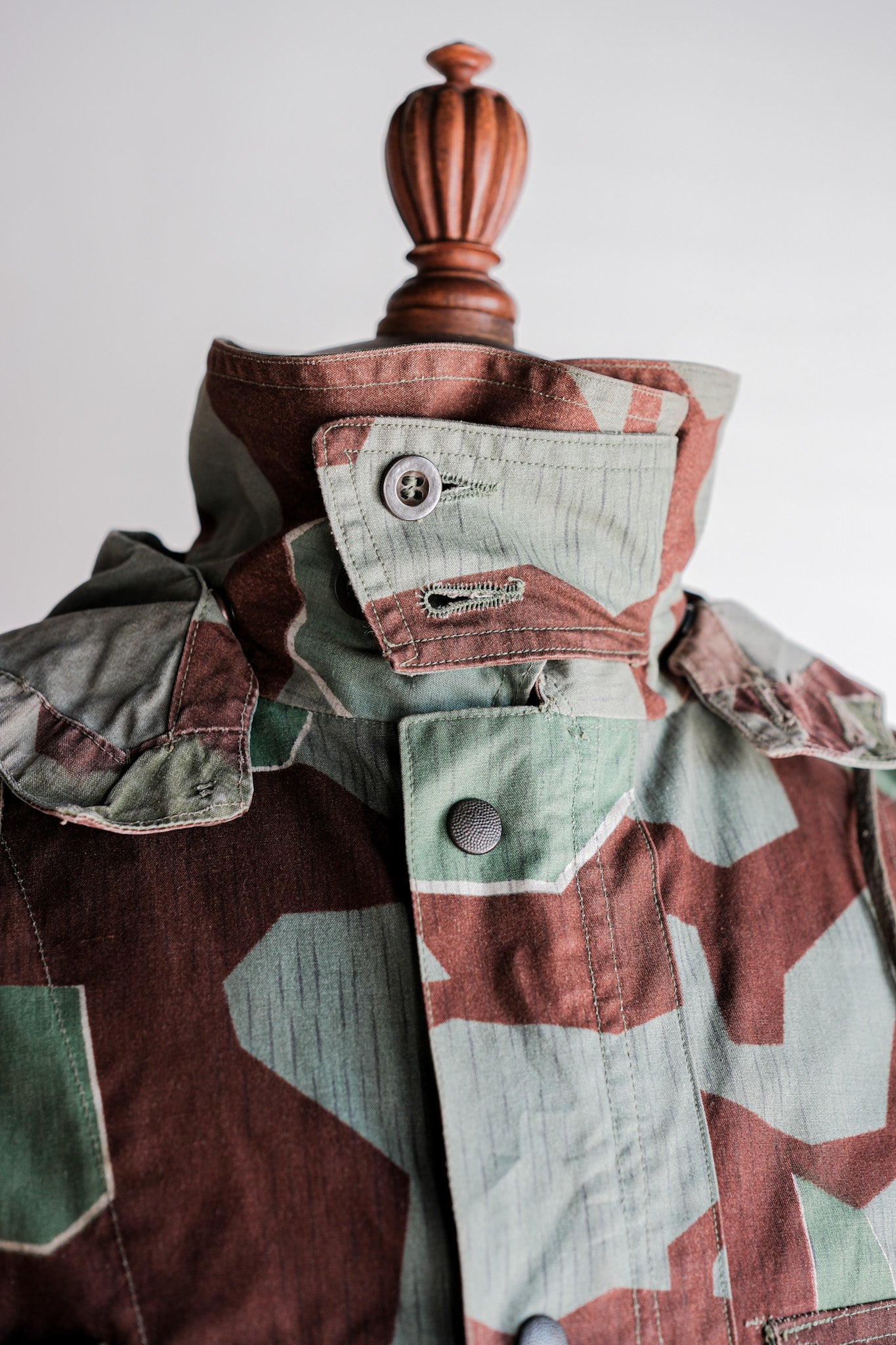 ［~50's］German Army Splinter Camouflage Paratrooper Jacket With Hood Size.174-88