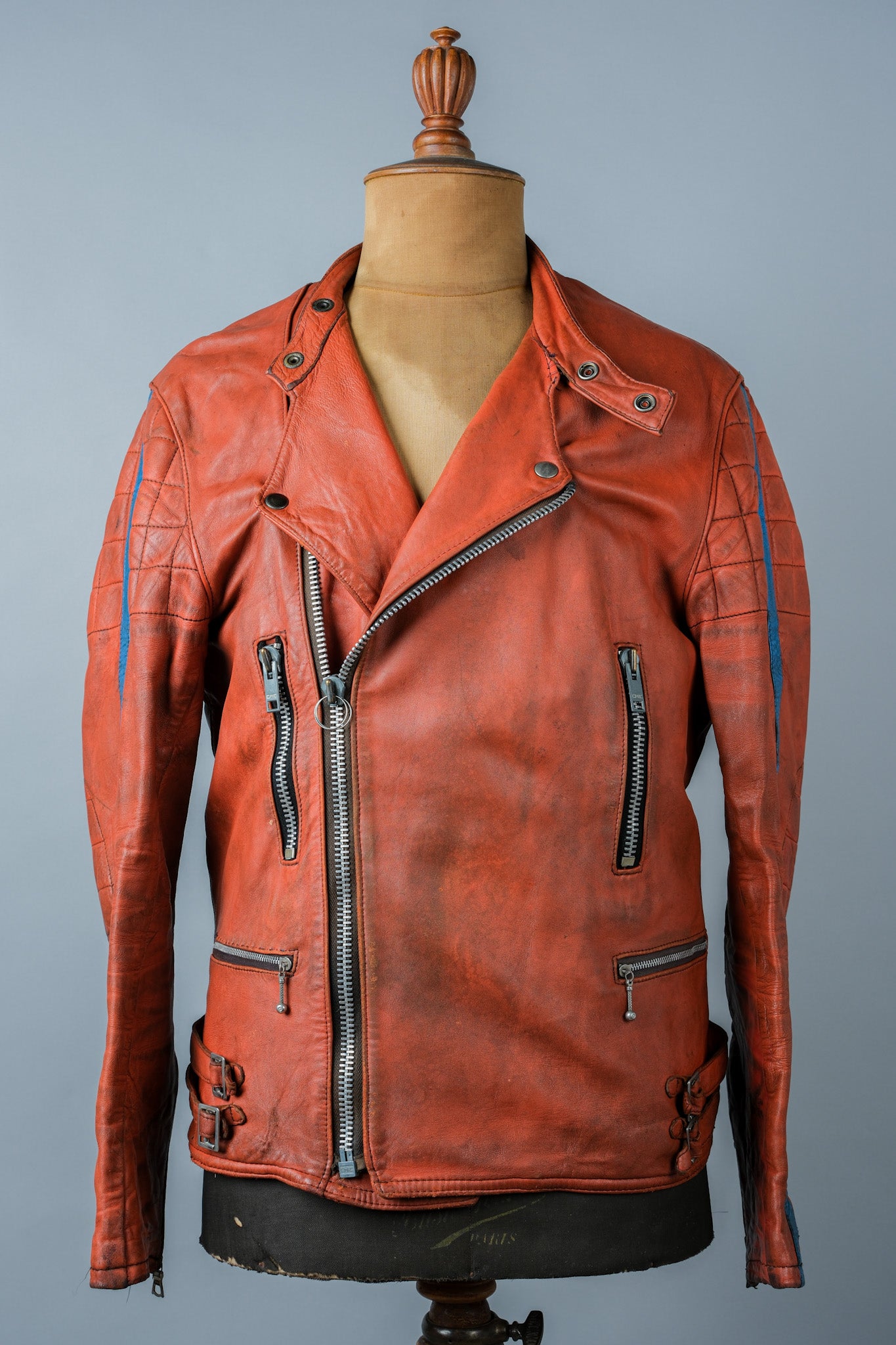 ［~60's］French Vintage Leather Riders Jacket "Jacques Icek"