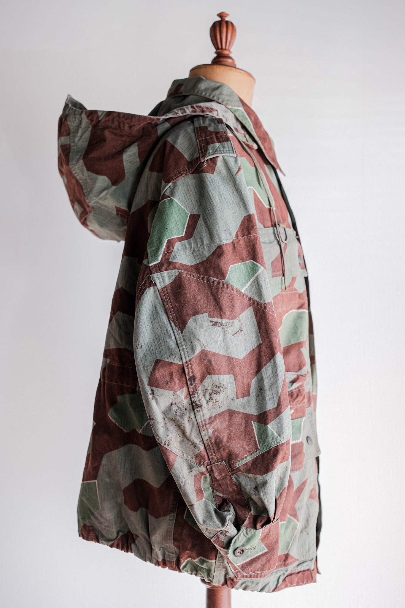 ［~50's］German Army Splinter Camouflage Paratrooper Jacket With Hood Size.174-88