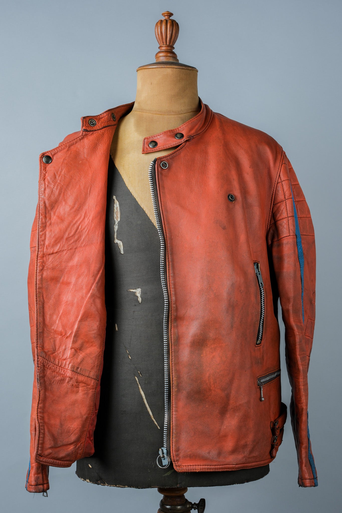 ［~60's］French Vintage Leather Riders Jacket "Jacques Icek"