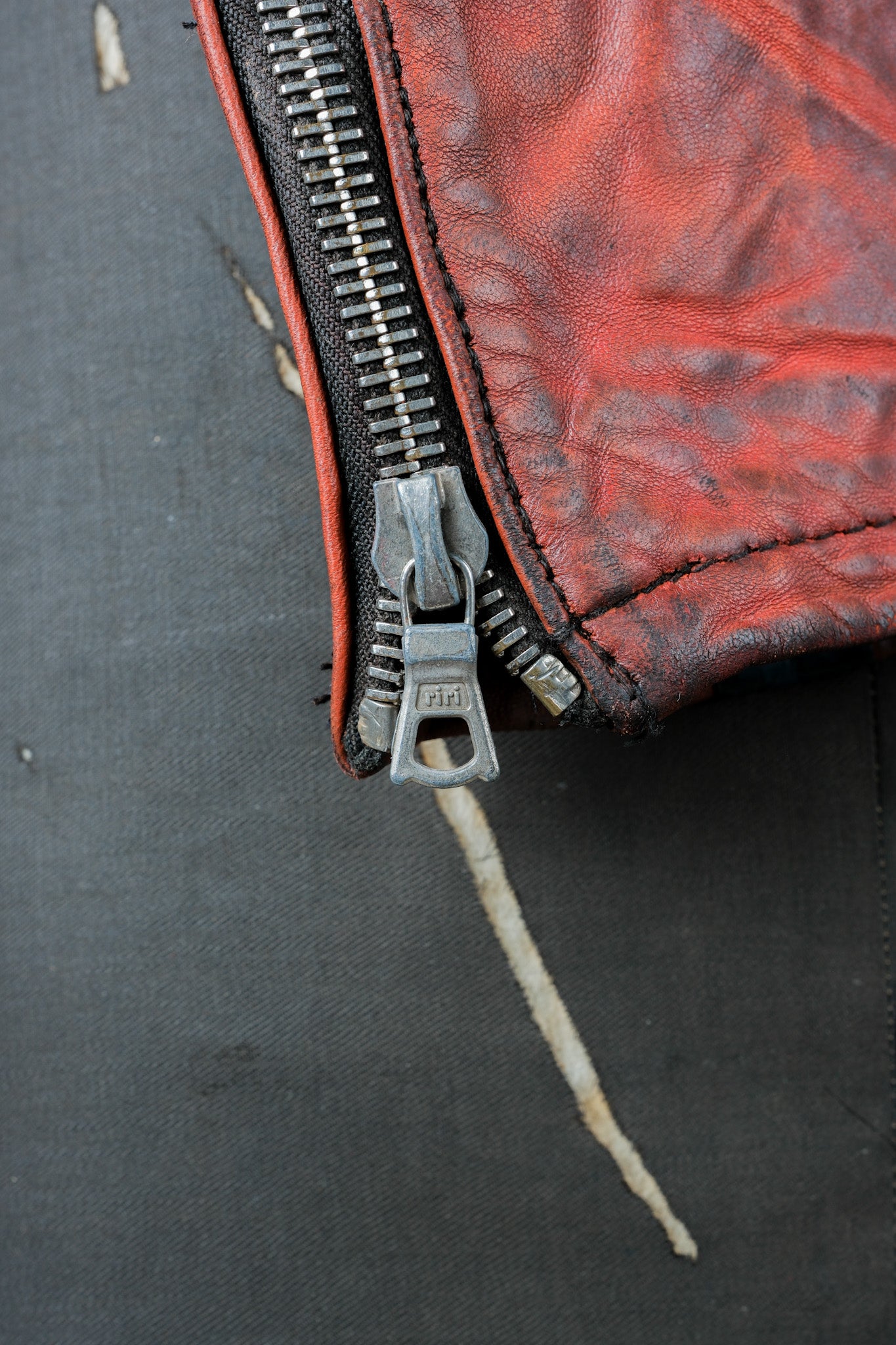［~60's］French Vintage Leather Riders Jacket "Jacques Icek"