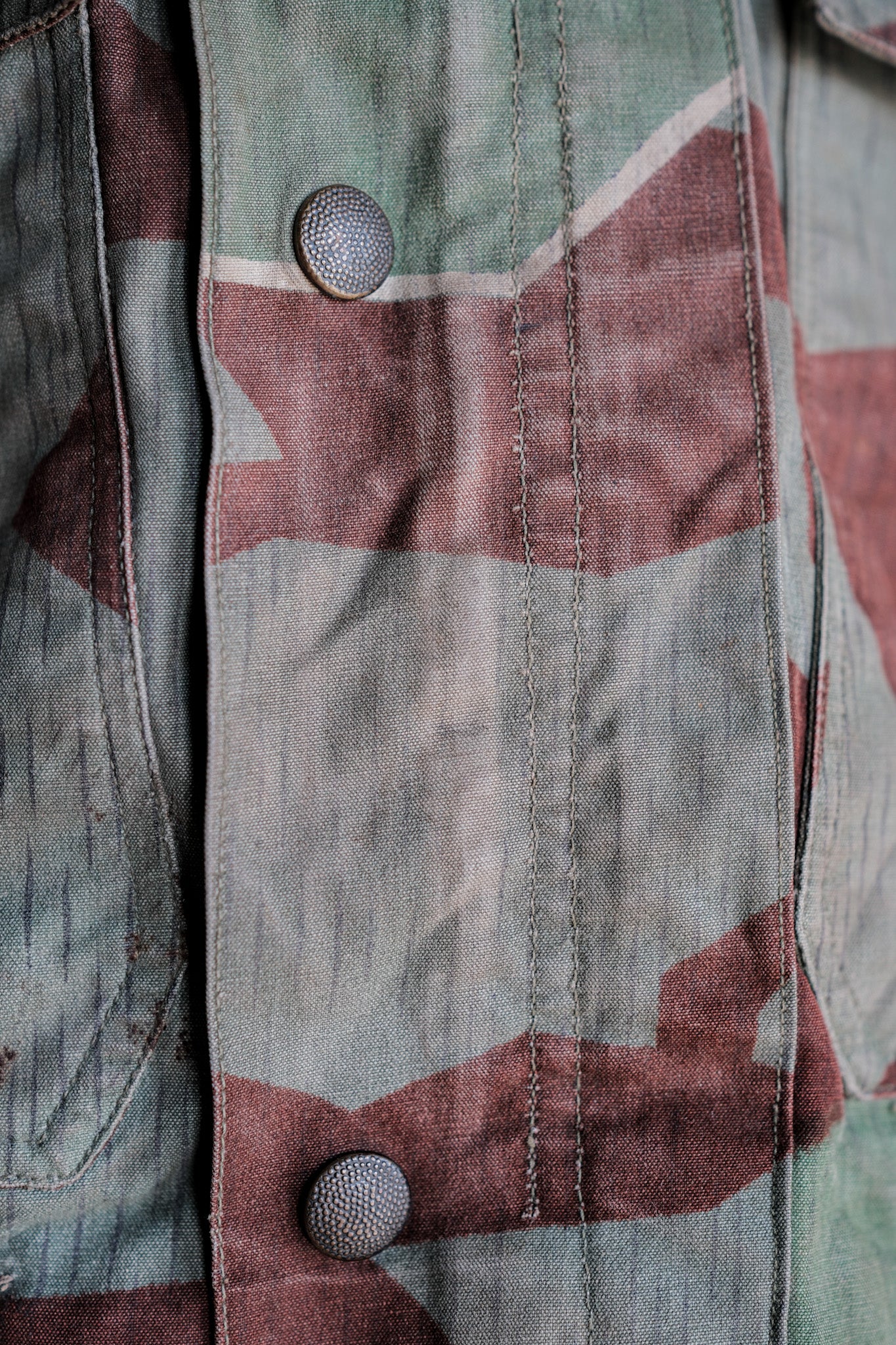 ［~50's］German Army Splinter Camouflage Paratrooper Jacket With Hood Size.174-88