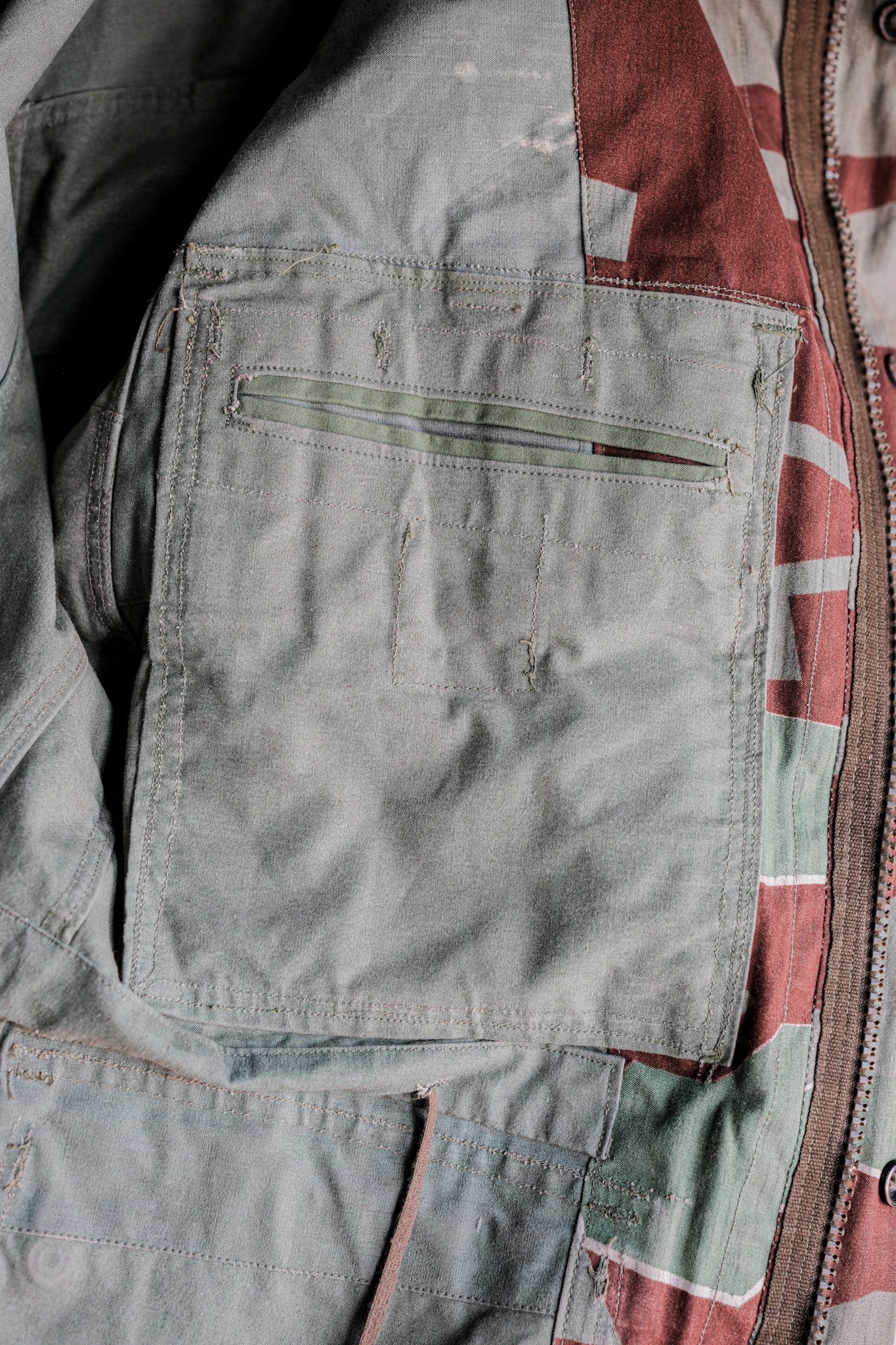 ［~50's］German Army Splinter Camouflage Paratrooper Jacket With Hood Size.174-88