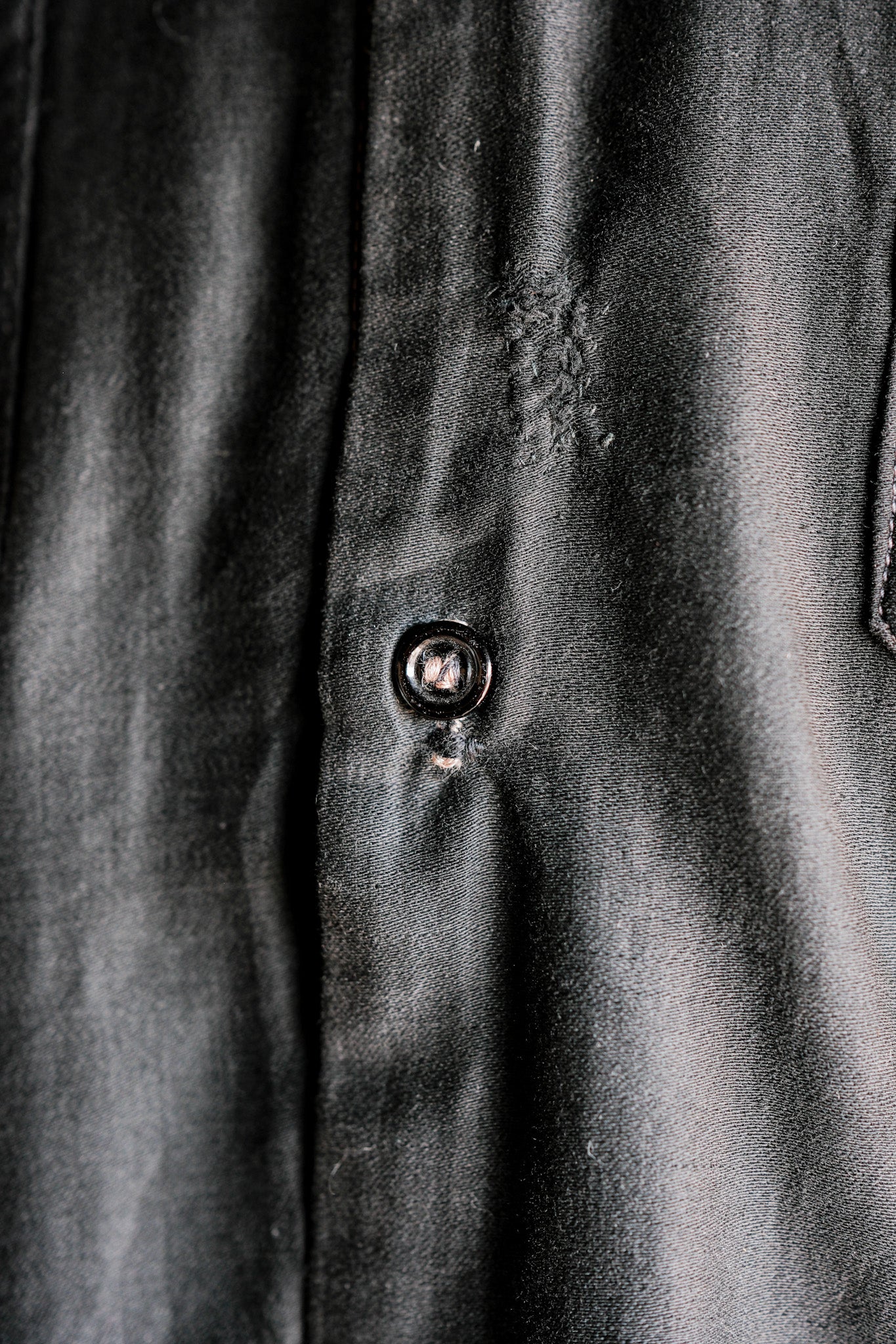 [〜30年代]法國復古黑燈摩爾斯爺爺襯衫