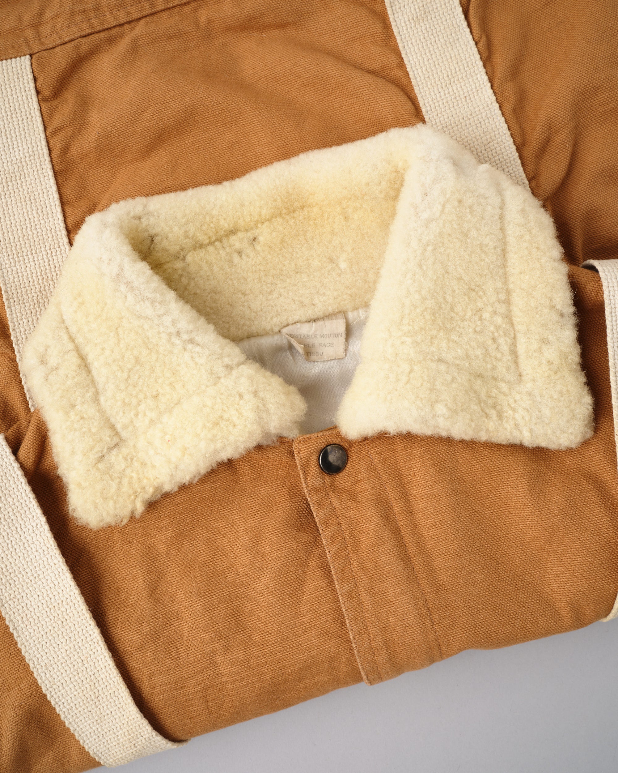 ［~80’s］French Vintage Deformed Design Detachable Sleeve Blouson
