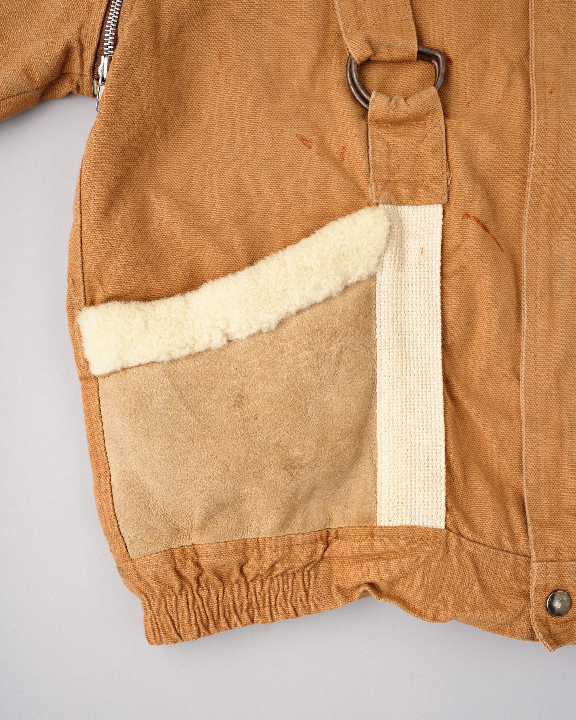 ［~80’s］French Vintage Deformed Design Detachable Sleeve Blouson
