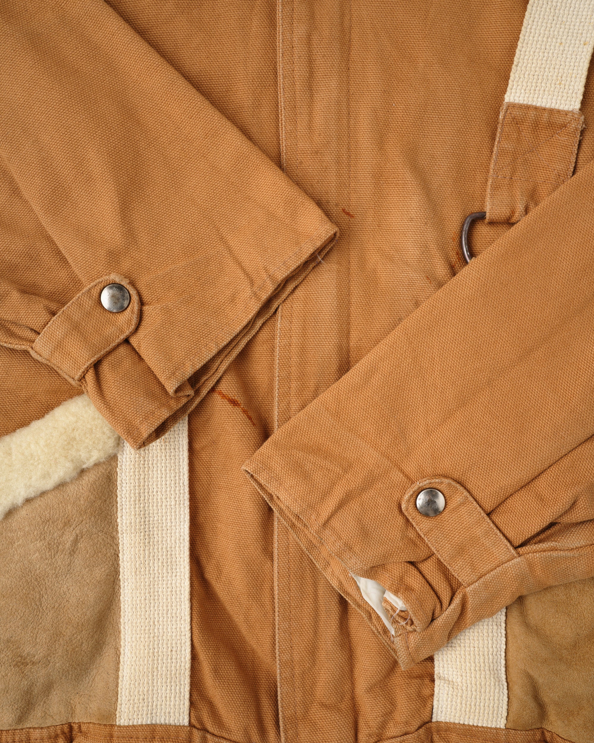 ［~80’s］French Vintage Deformed Design Detachable Sleeve Blouson