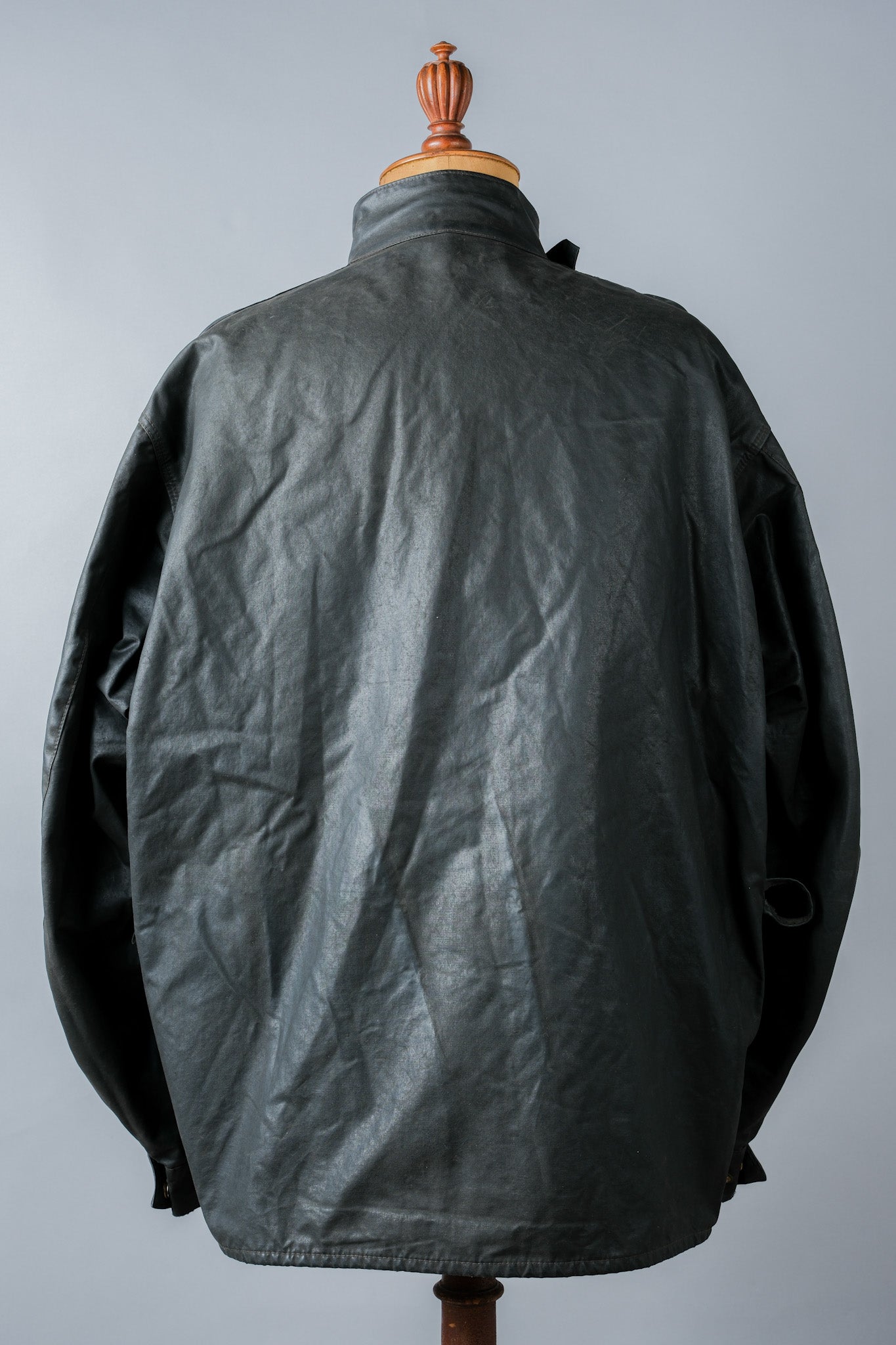 ［~70's］Vintage Barbour Waxed Cotton Jacket 1 Crest "International Suit" "Gold Label" "Unusual Lining"