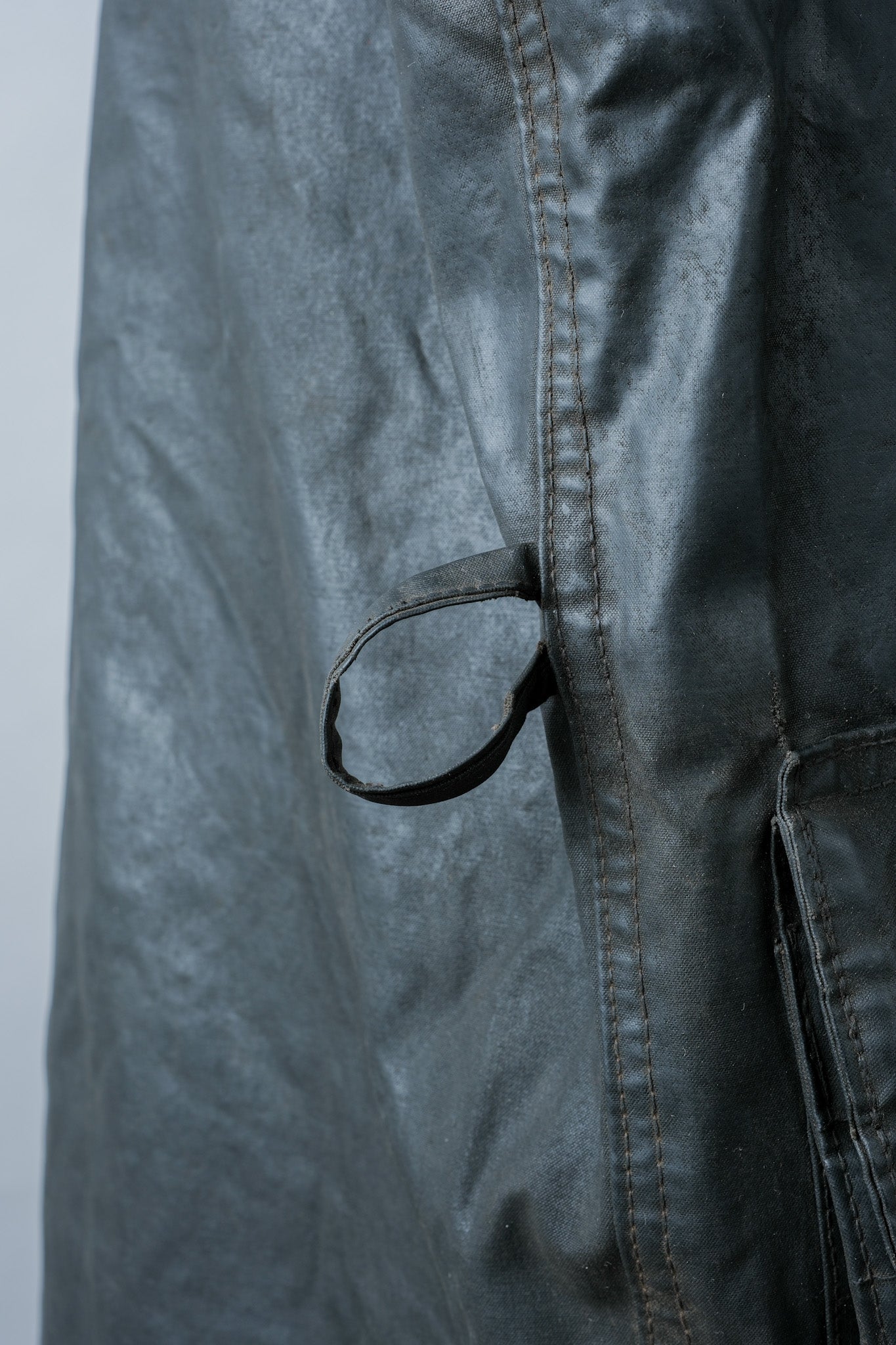 ［~70's］Vintage Barbour Waxed Cotton Jacket 1 Crest "International Suit" "Gold Label" "Unusual Lining"