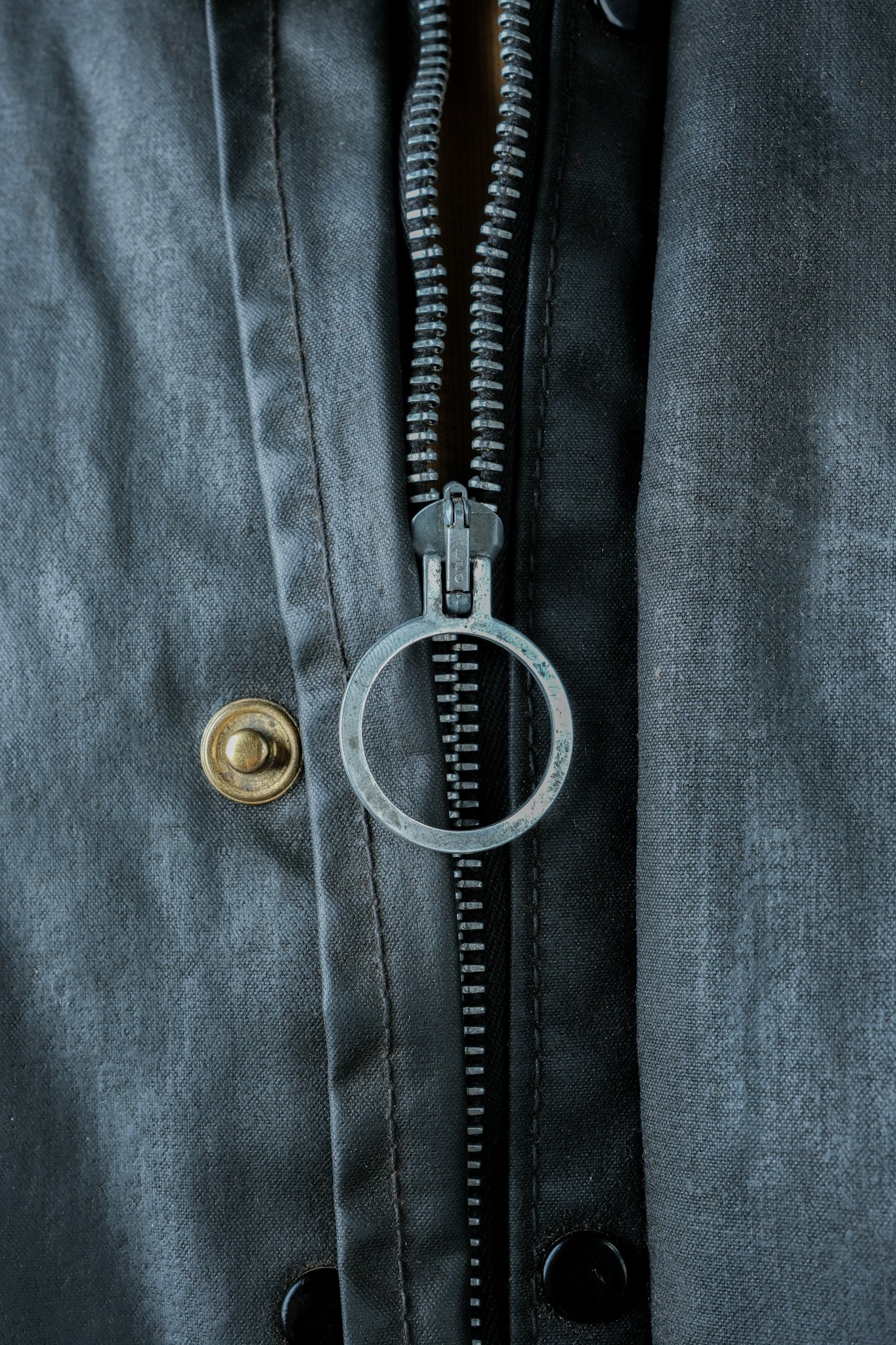 ［~70's］Vintage Barbour Waxed Cotton Jacket 1 Crest "International Suit" "Gold Label" "Unusual Lining"