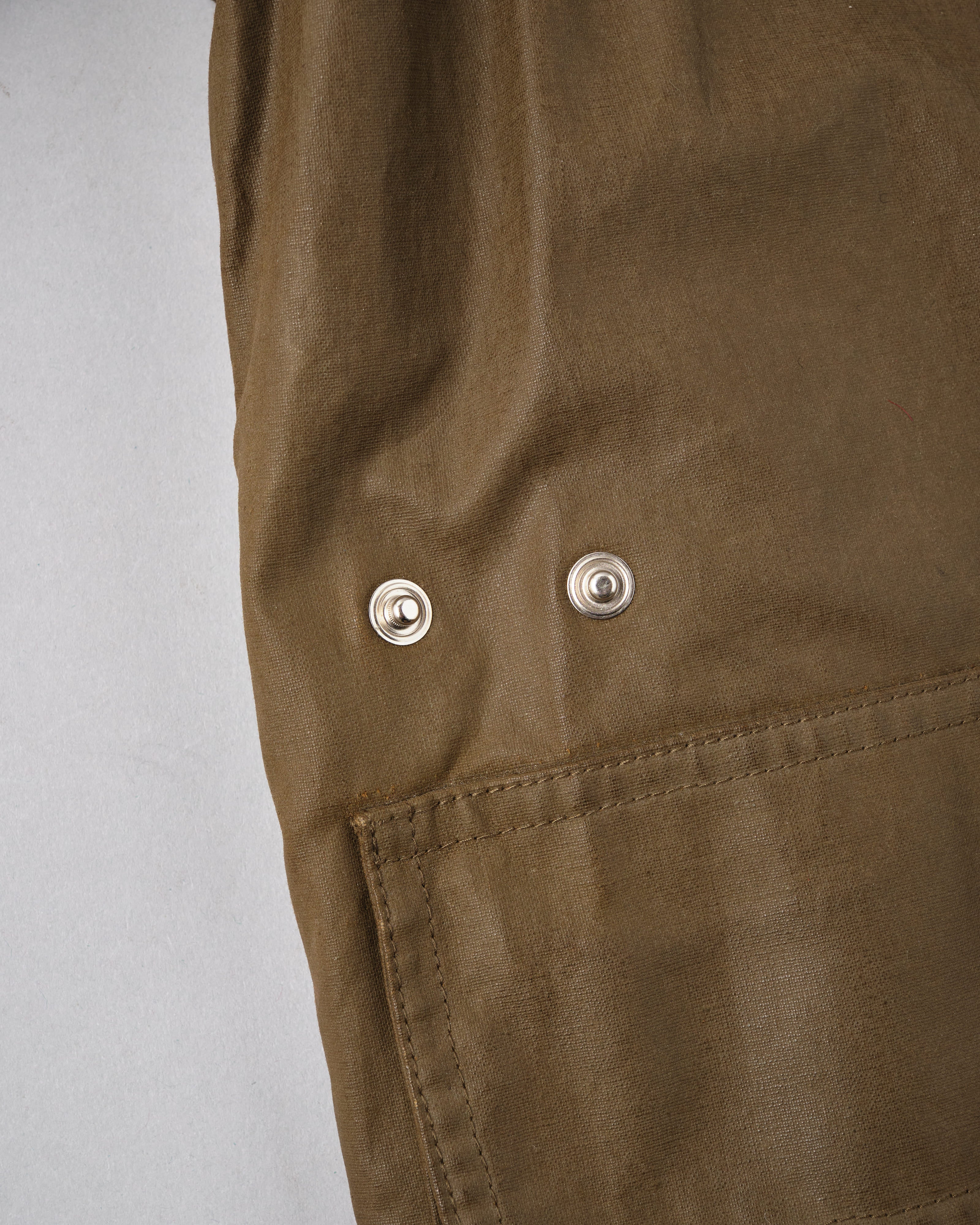 【~80’s】Old GUCCI Detachable Sleeve Cotton Polyester 4 Pockets Jacket With Chin Strap Size.50