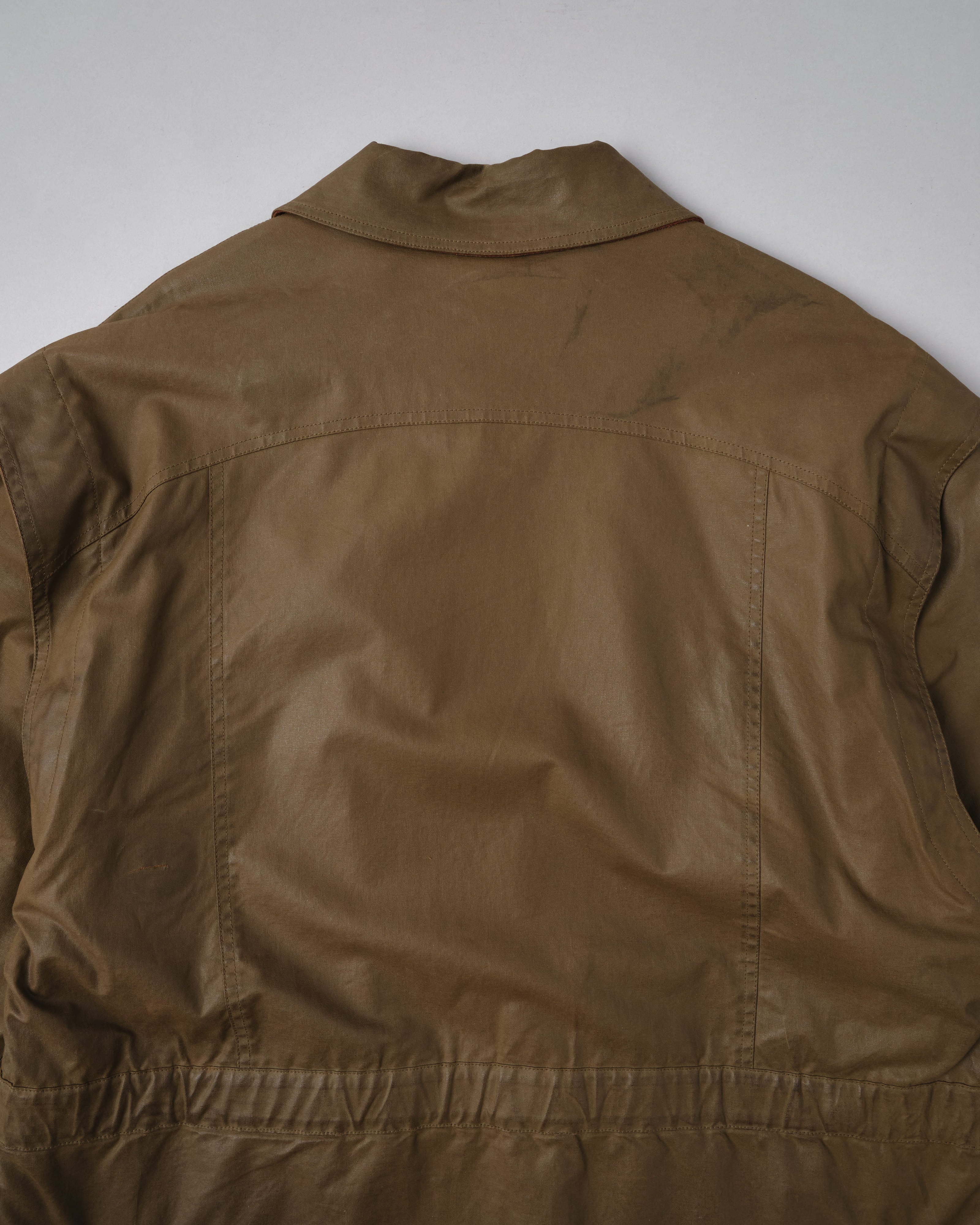 【~80’s】Old GUCCI Detachable Sleeve Cotton Polyester 4 Pockets Jacket With Chin Strap Size.50