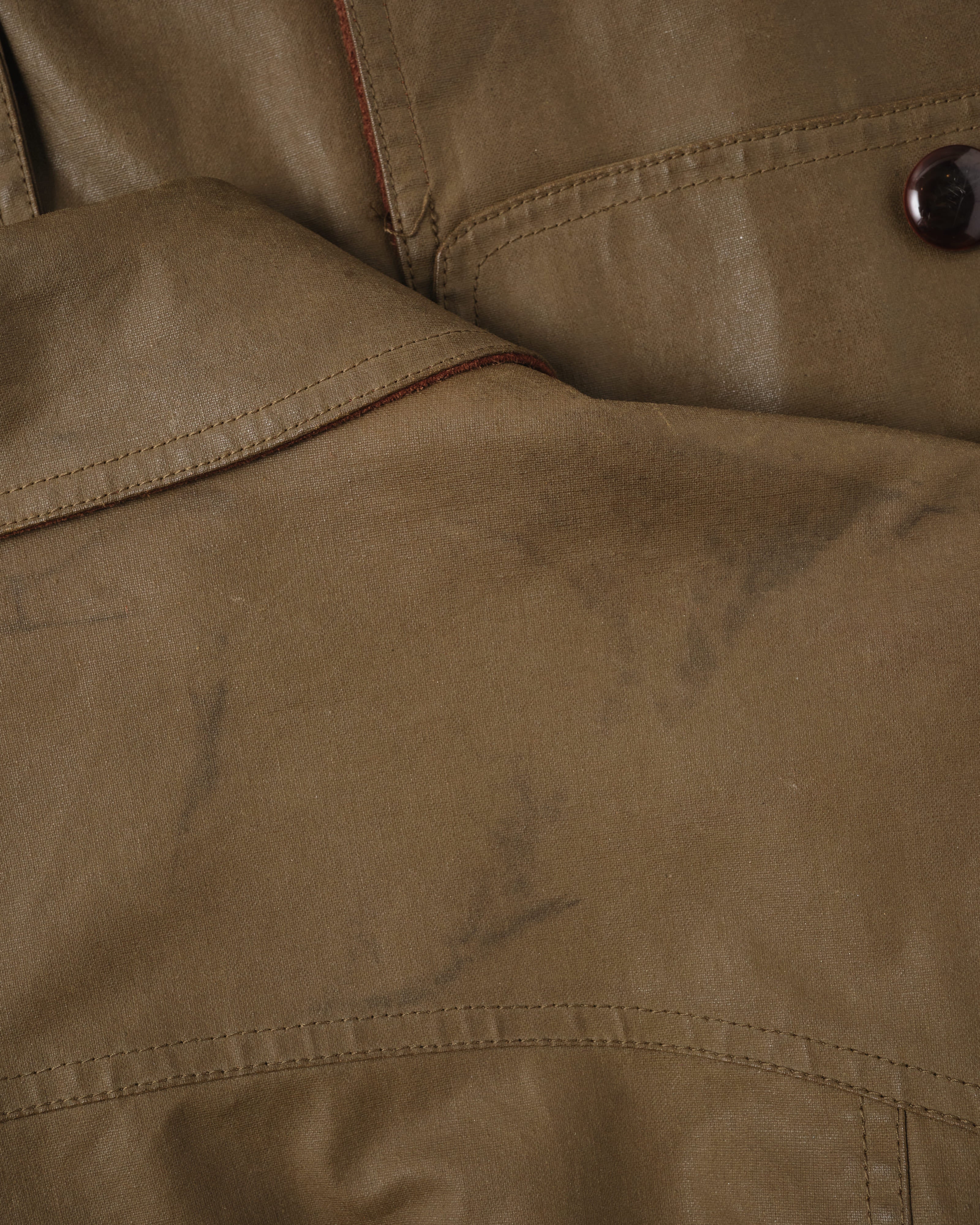 【~80’s】Old GUCCI Detachable Sleeve Cotton Polyester 4 Pockets Jacket With Chin Strap Size.50