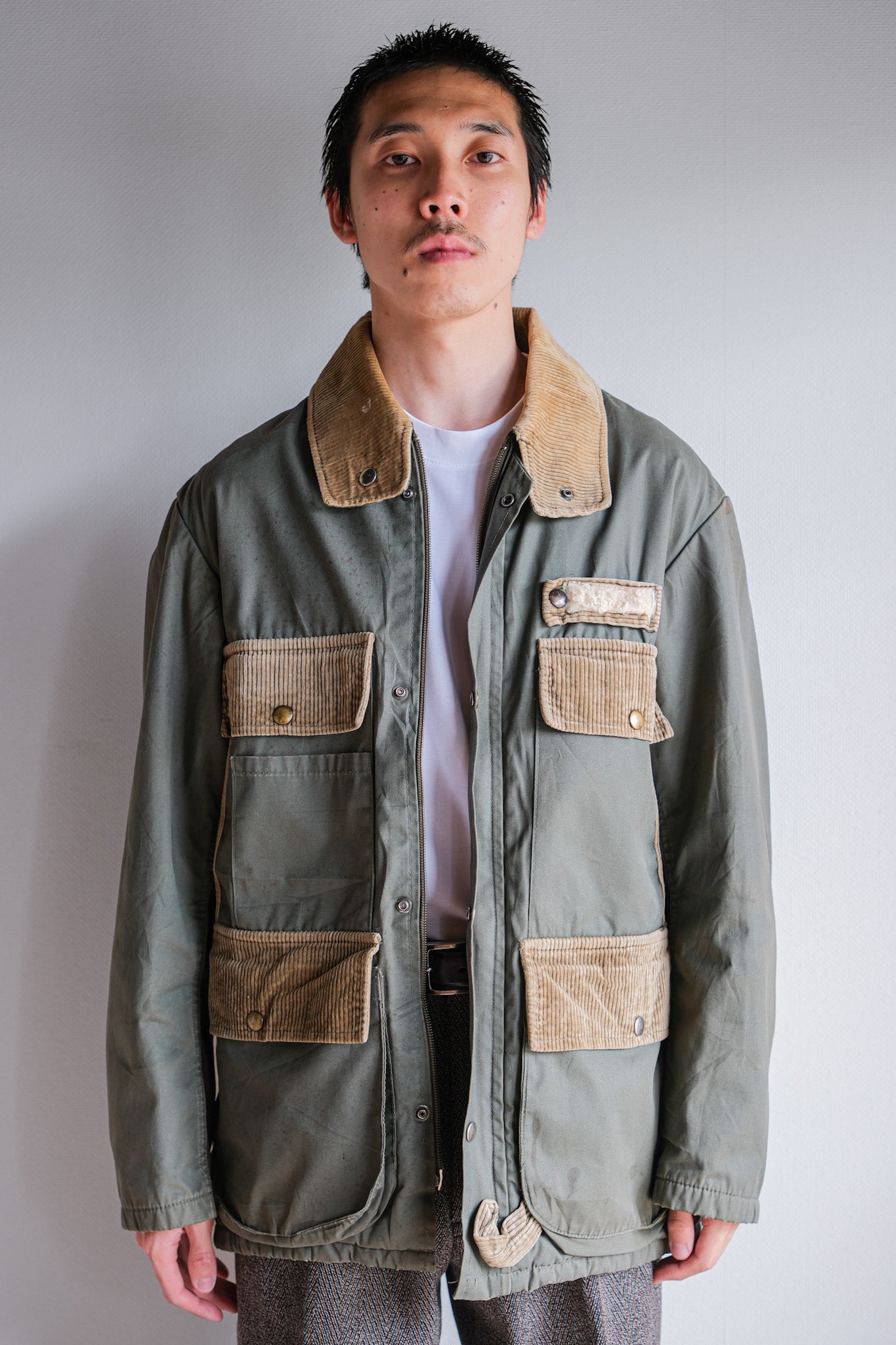 [~ 60's] French Vintage Cotton FISHING JACKET