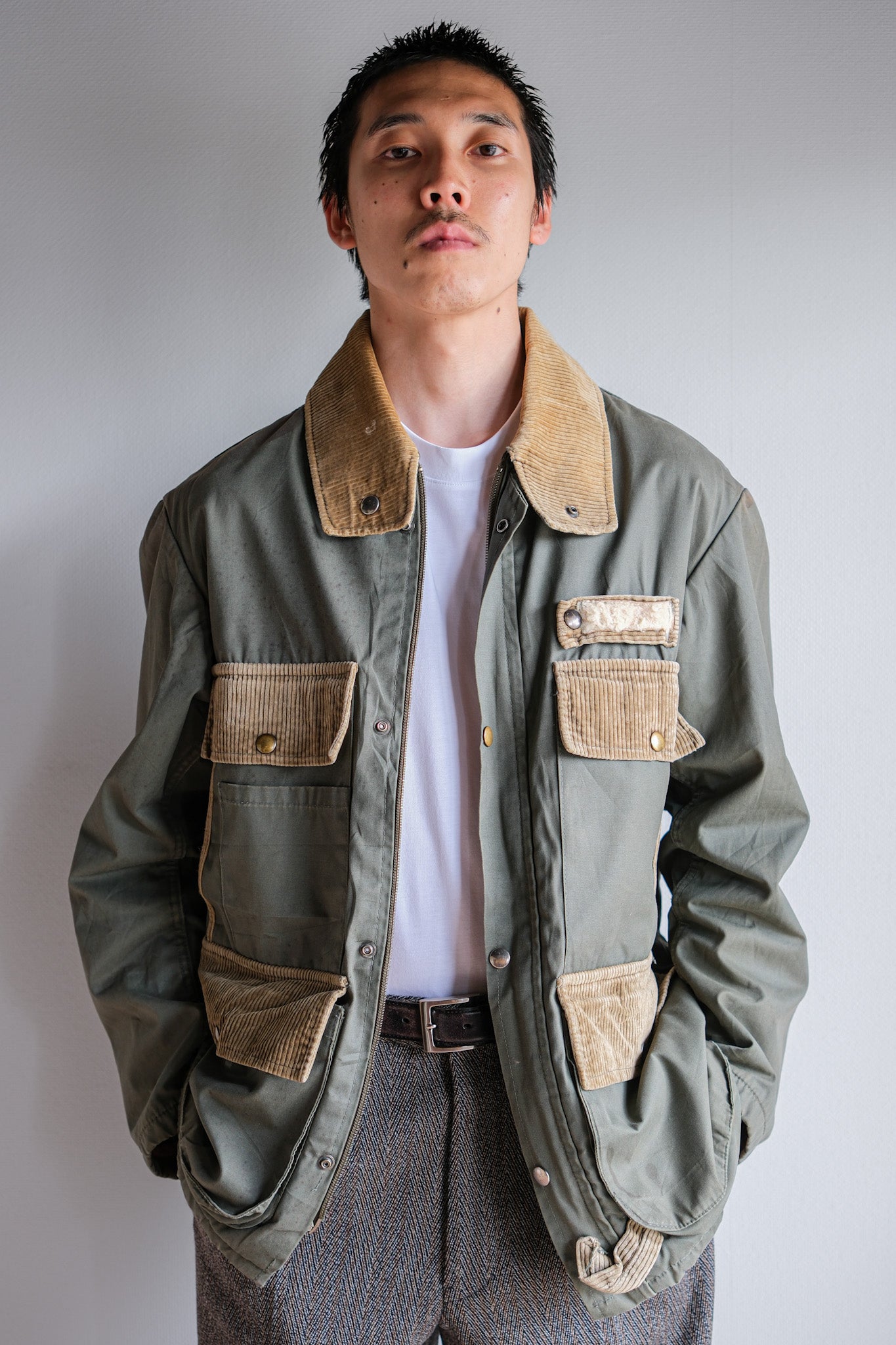 [~ 60's] French Vintage Cotton FISHING JACKET