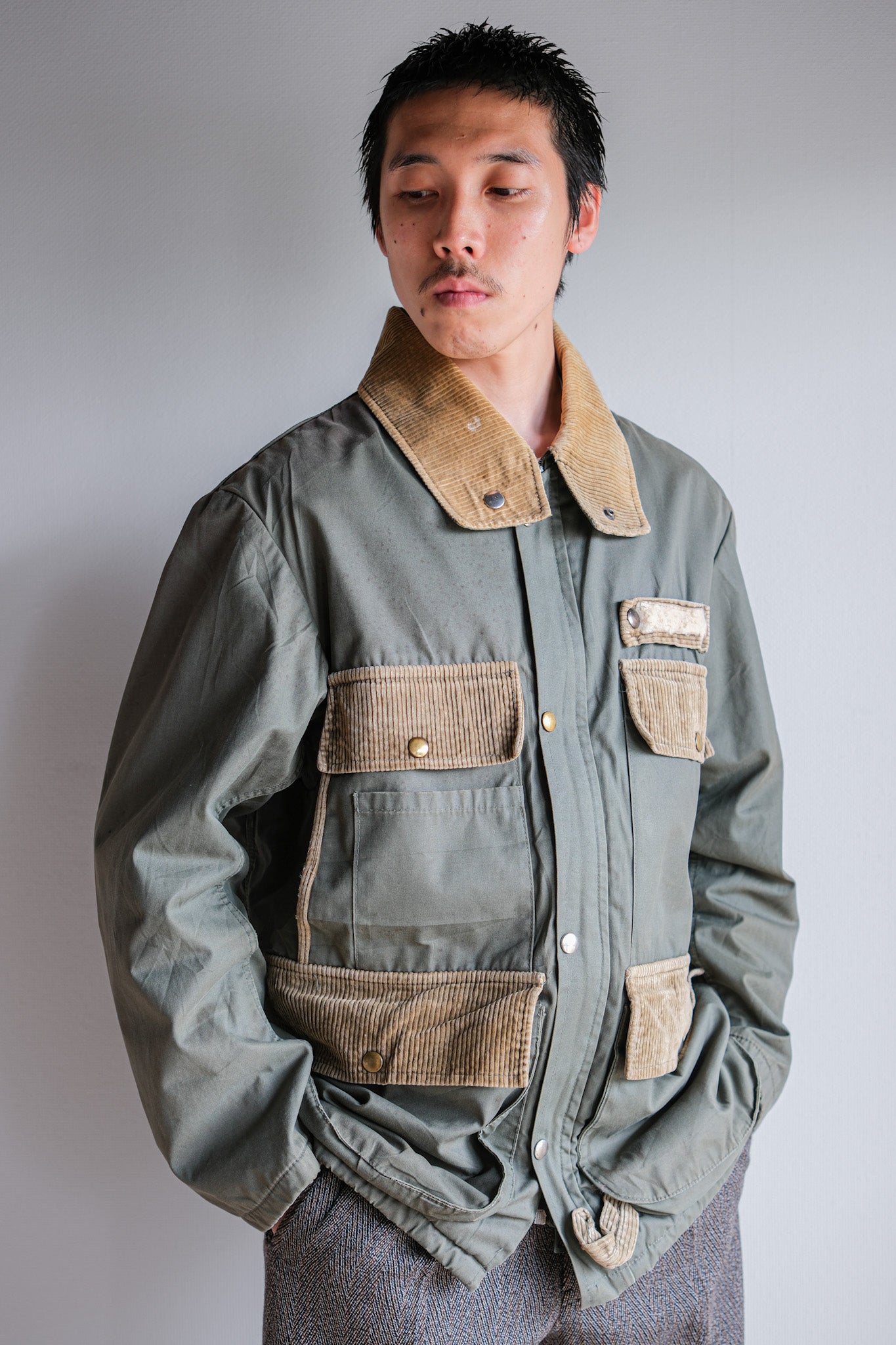 【~60's】French Vintage Cotton Fishing Jacket