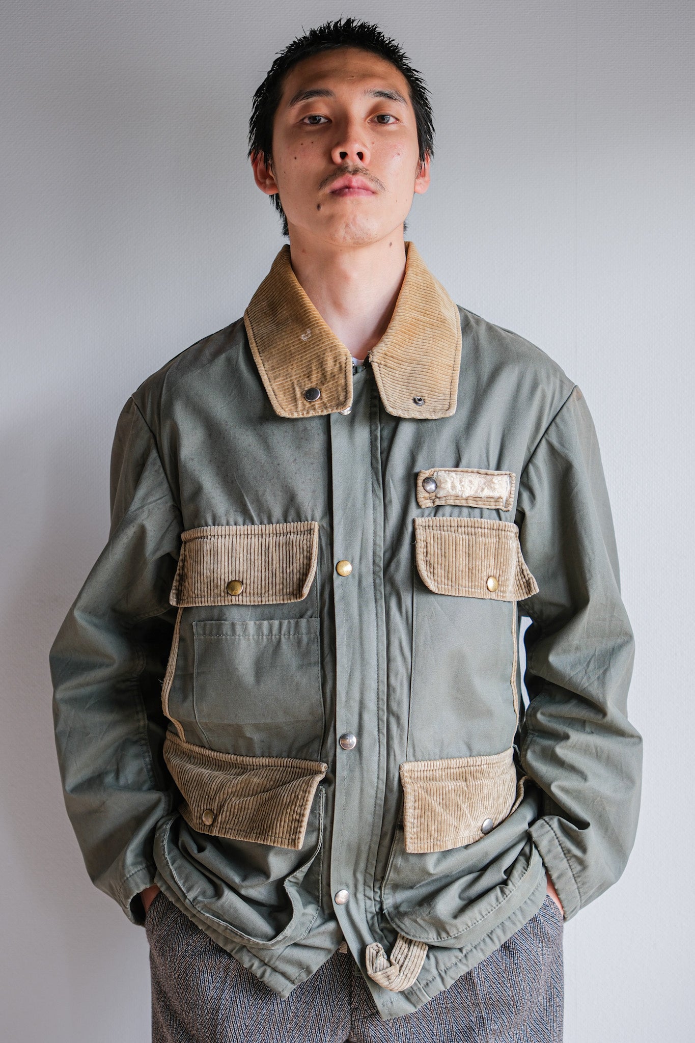 [~ 60's] French Vintage Cotton FISHING JACKET