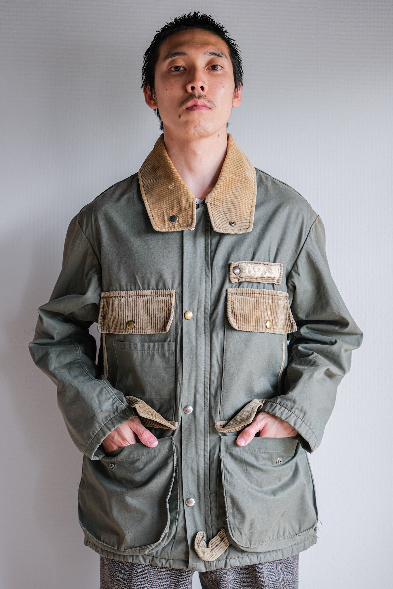 [~ 60's] French Vintage Cotton FISHING JACKET