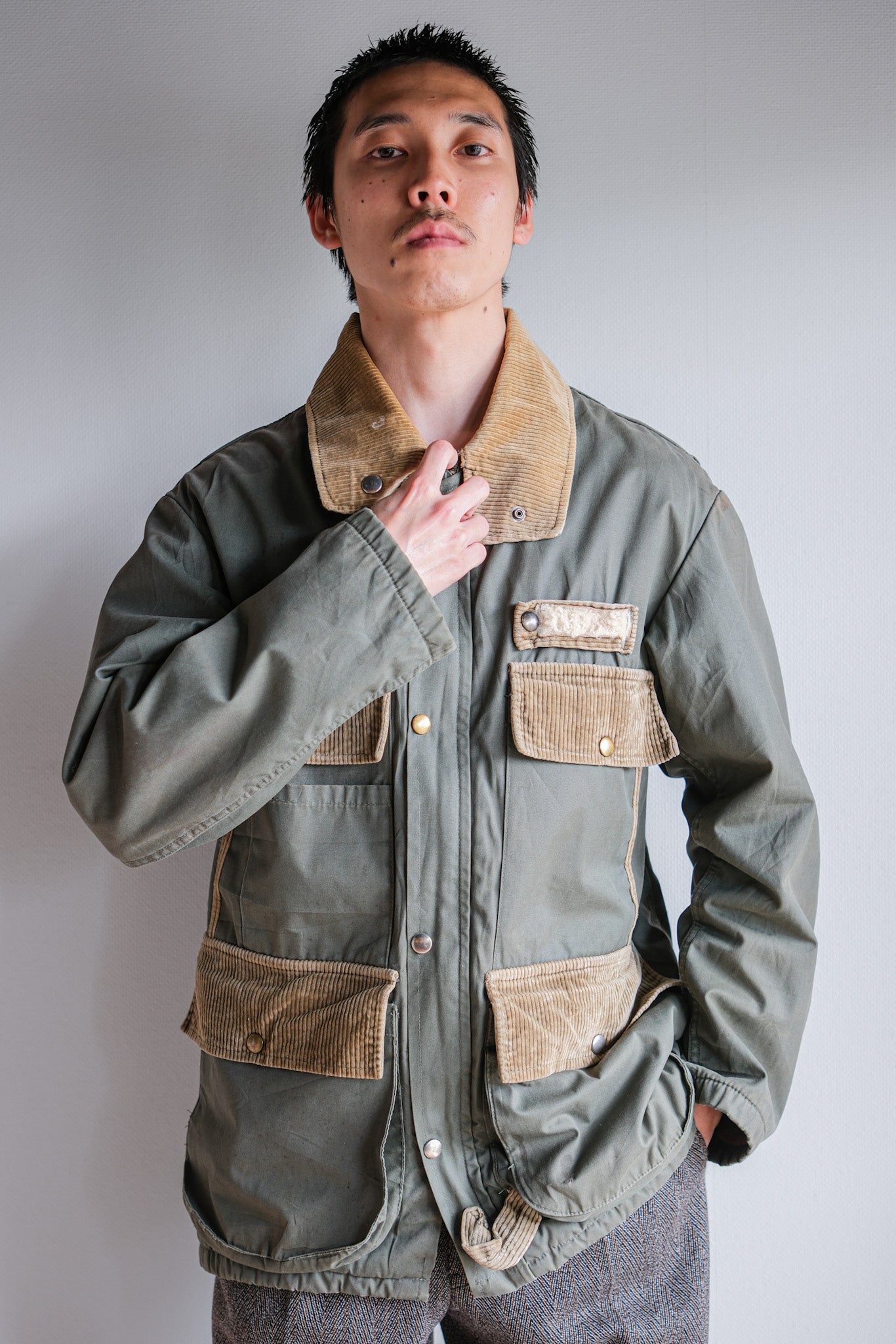 [~ 60's] French Vintage Cotton FISHING JACKET