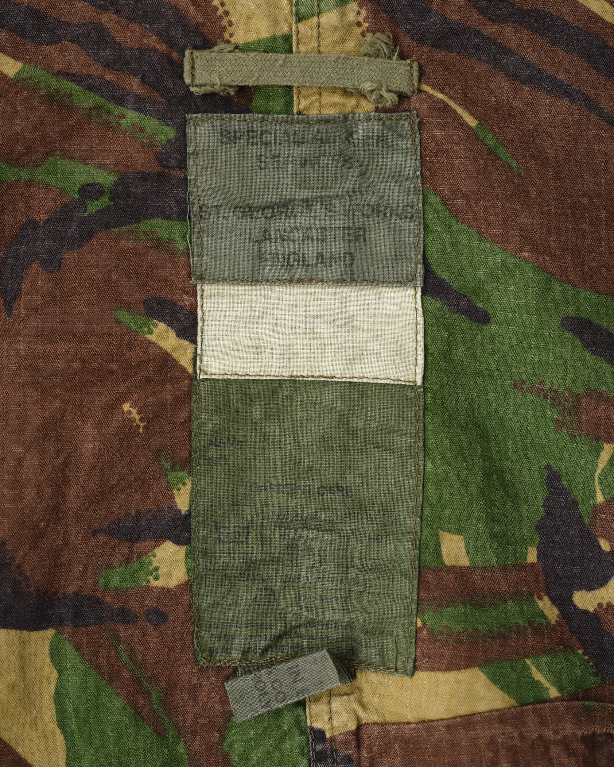 ［~90's］British Vintage DPM Camouflage Ripstop Windproof Smock Made by SASS