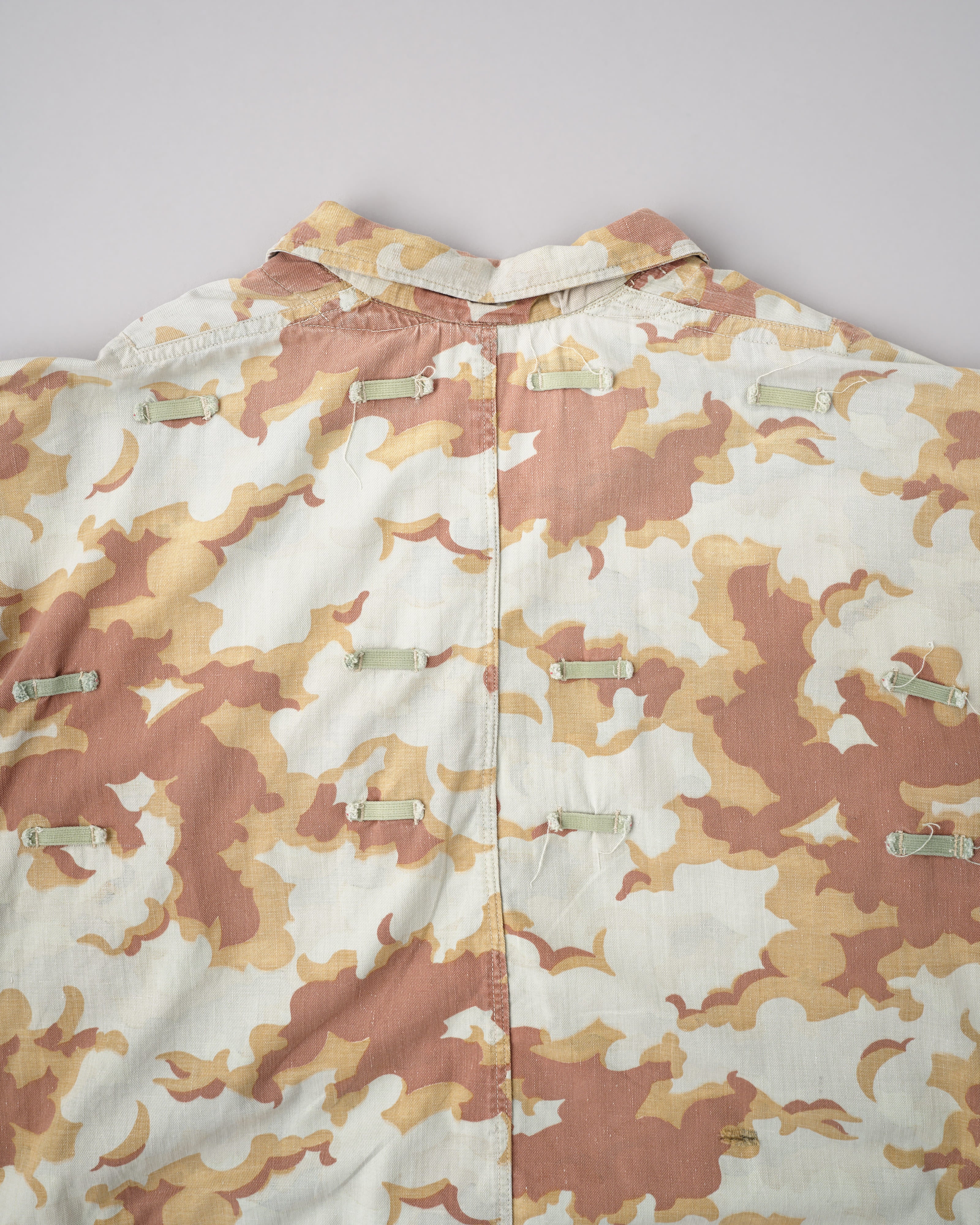 [~ Années 50] Blouse réversible de camouflage des nuages ​​de l'armée tchécoslovaque « Modifiée »