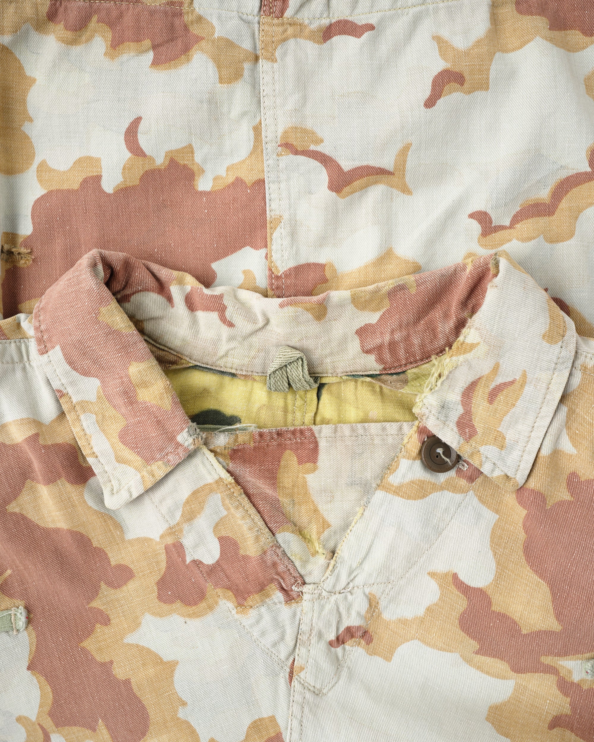 【~50's】Czechoslovakian Army Clouds Camouflage Reversible Smock "Modified"