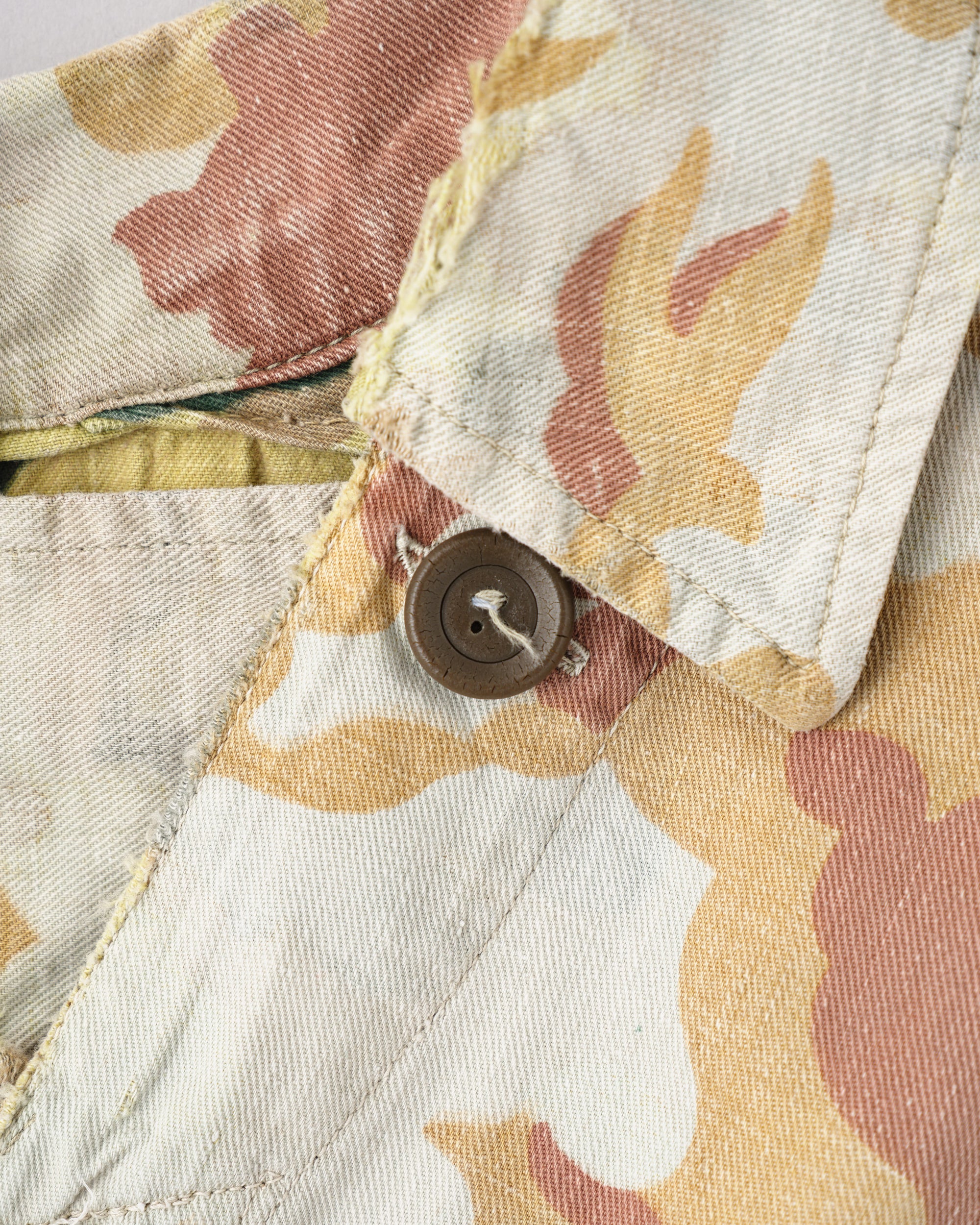 【~50's】Czechoslovakian Army Clouds Camouflage Reversible Smock "Modified"