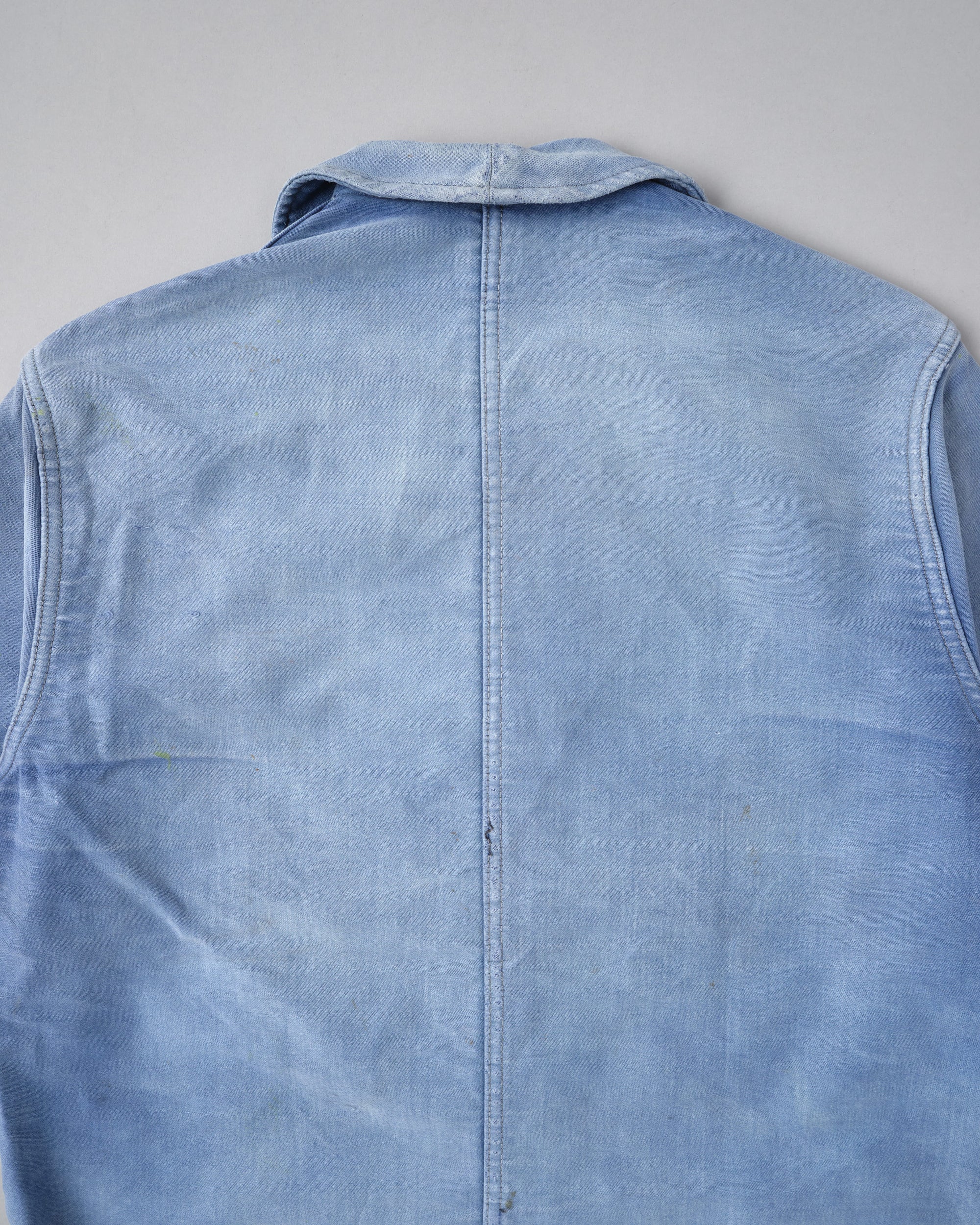 ［~40's］French Vintage Blue Moleskin Work Jacket "Adolphe Lafont"