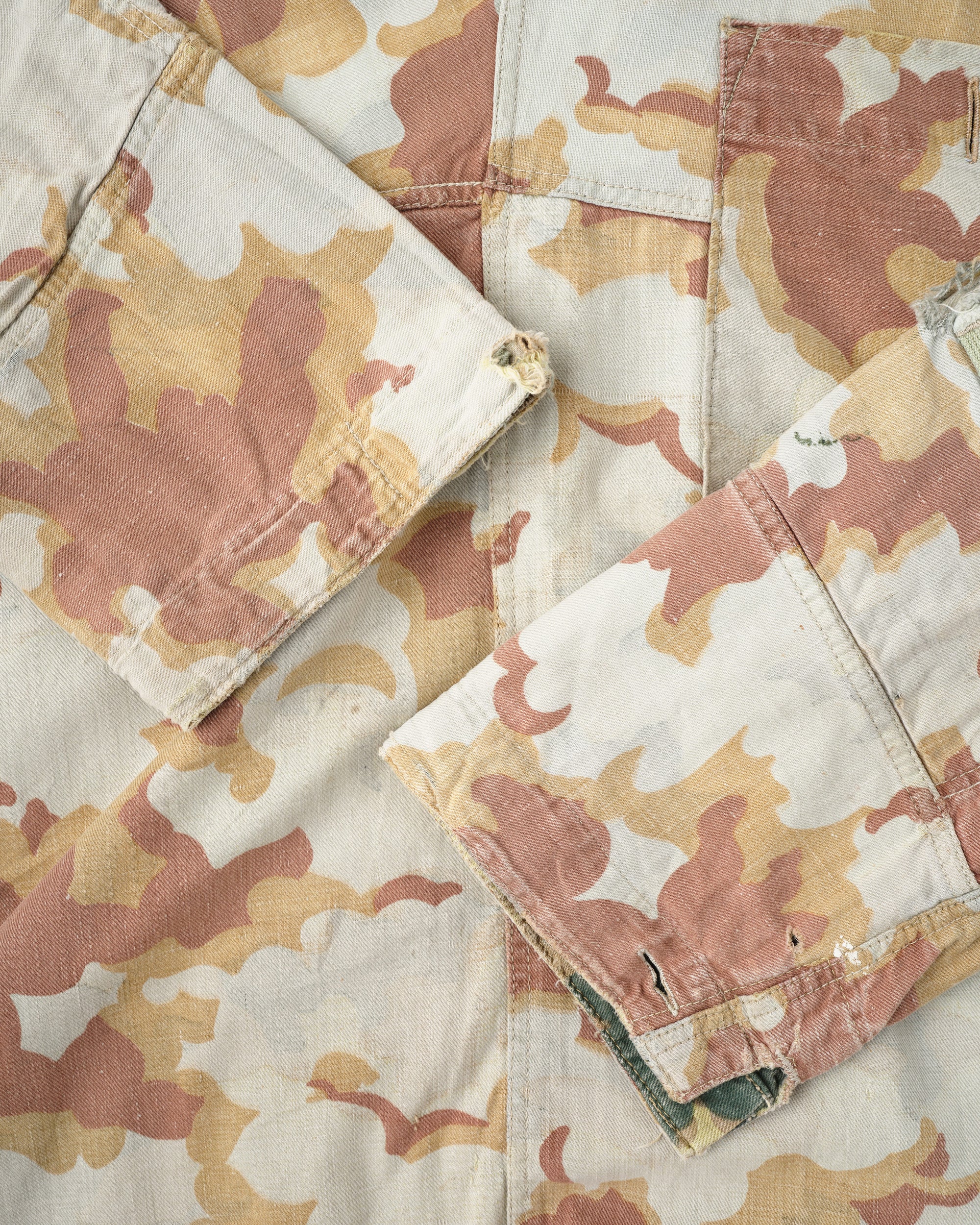 【~50's】Czechoslovakian Army Clouds Camouflage Reversible Smock "Modified"