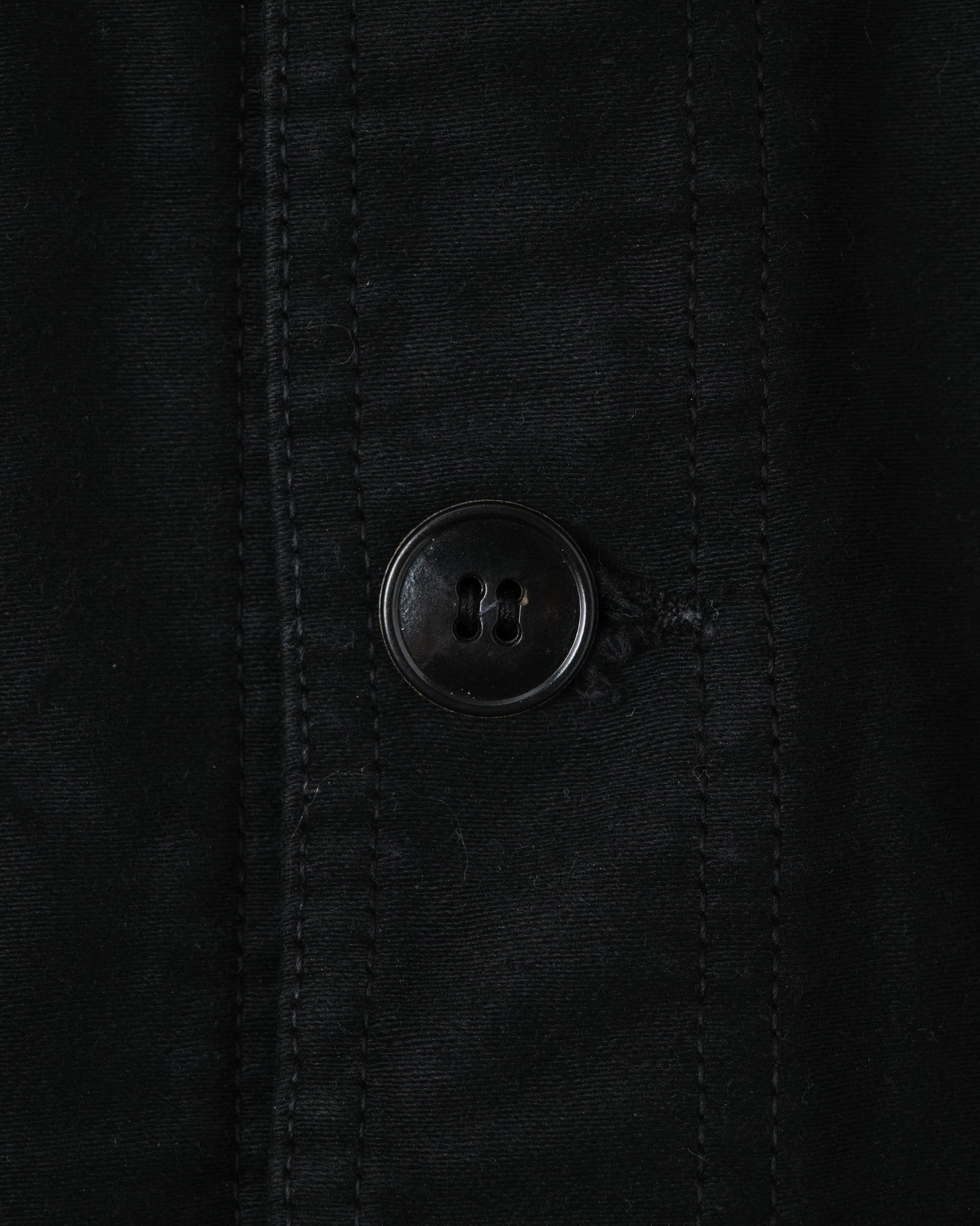 ［~40's］French Vintage Black Moleskin Work Jacket "Vulcain"