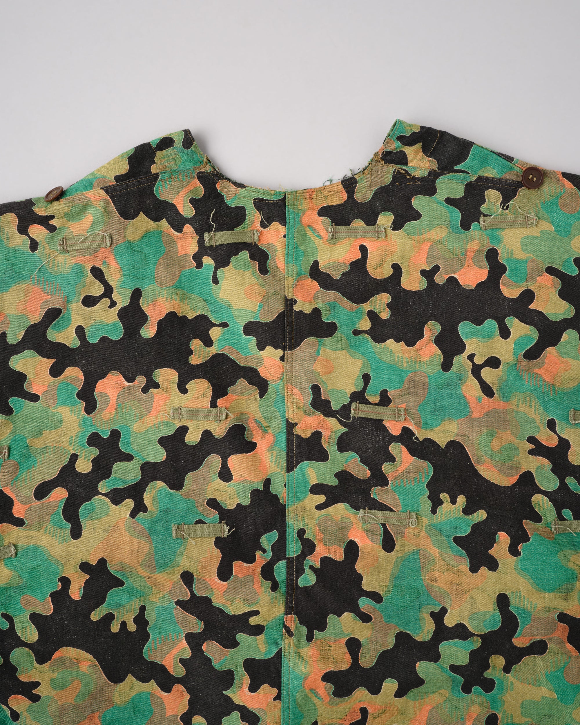 ［~50’s］Czechoslovakian Army Dubaky Camouflage Reversible Smock With Gloves "Modified"