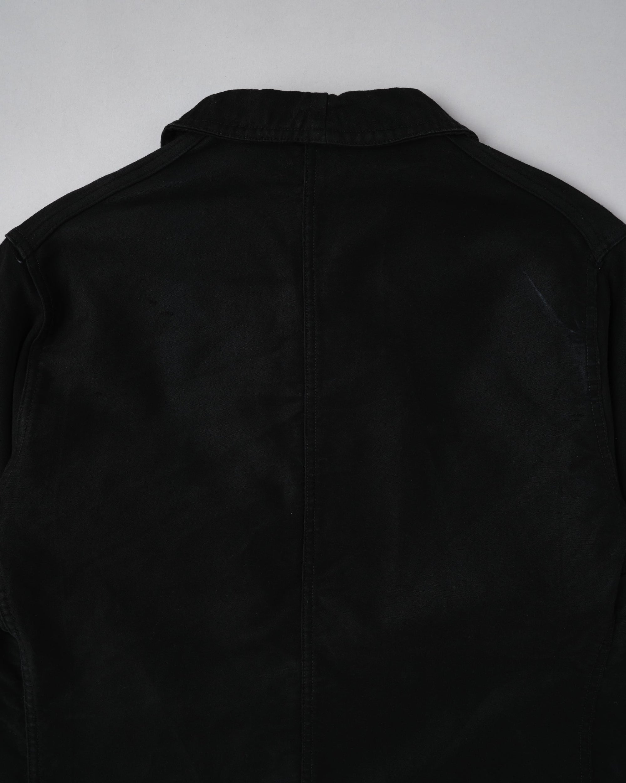 ［~40's］French Vintage Black Moleskin Work Jacket "Vulcain"