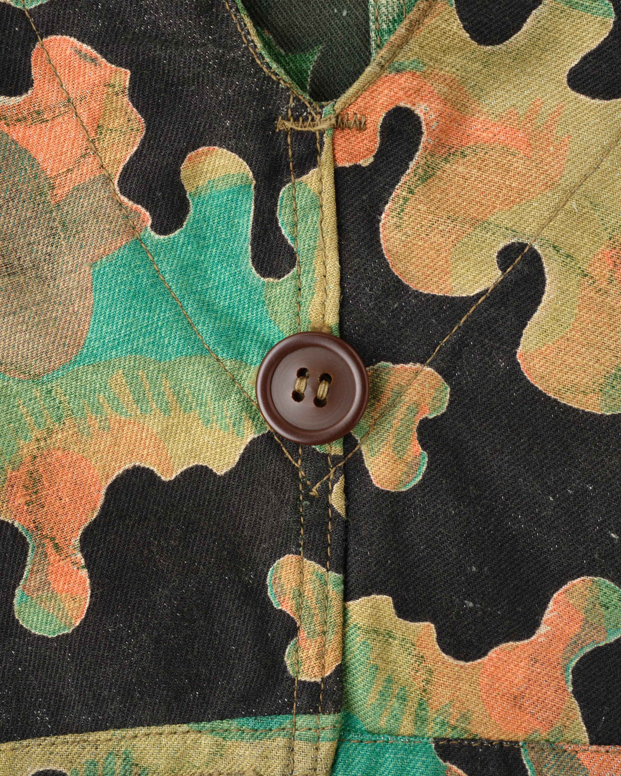 ［~50’s］Czechoslovakian Army Dubaky Camouflage Reversible Smock With Gloves "Modified"