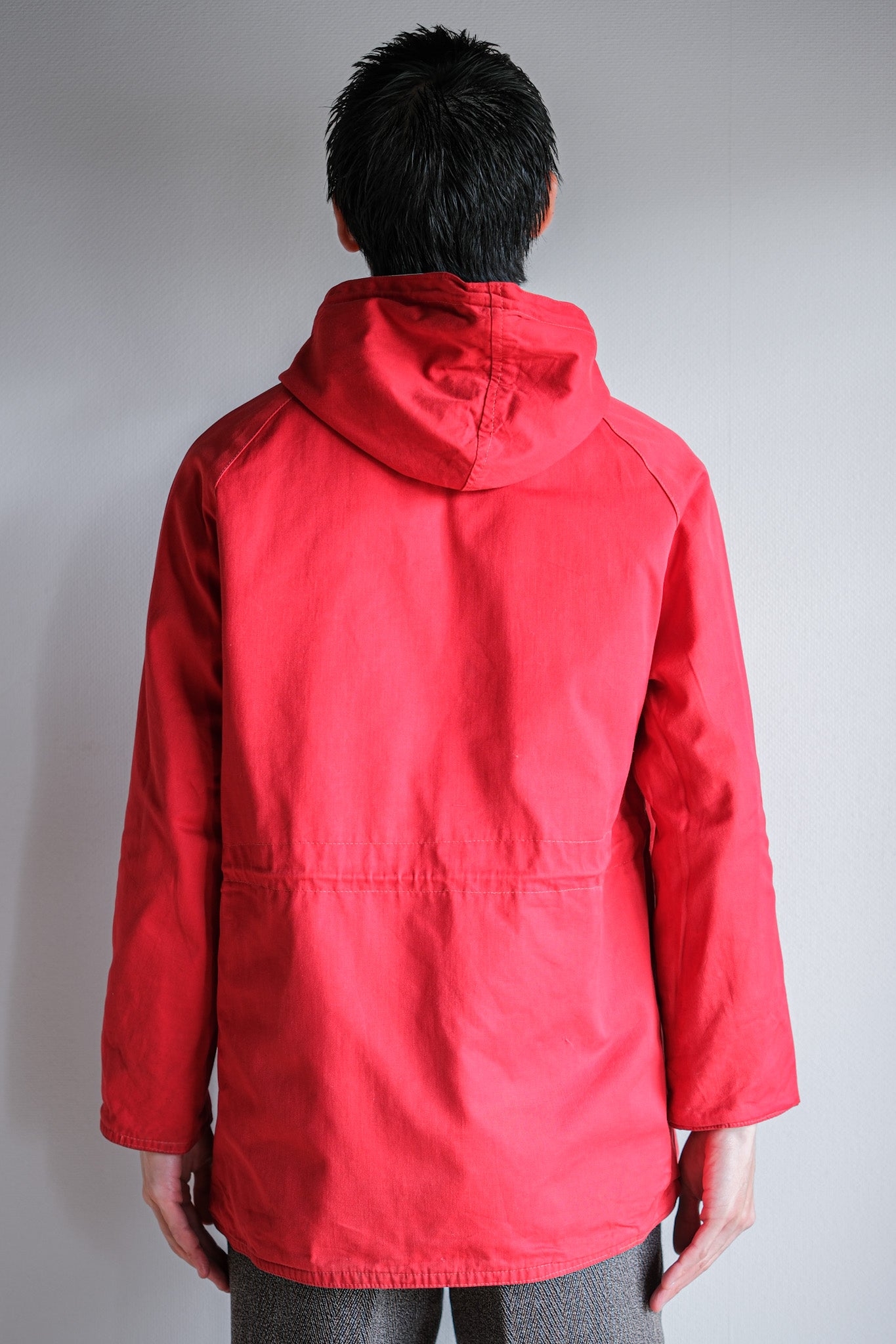 【~50's】British Vintage Red Cotton Mountain Smock