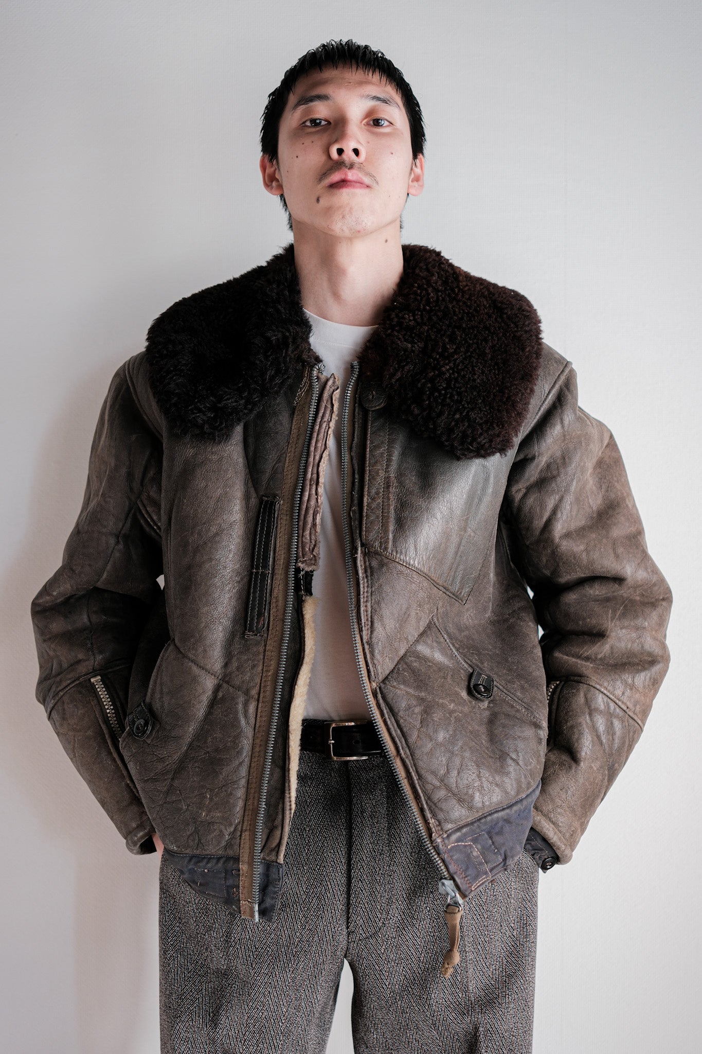 ［~40's］WWⅡ German Air Force Winter Flight Jacket "Luftwaffe"