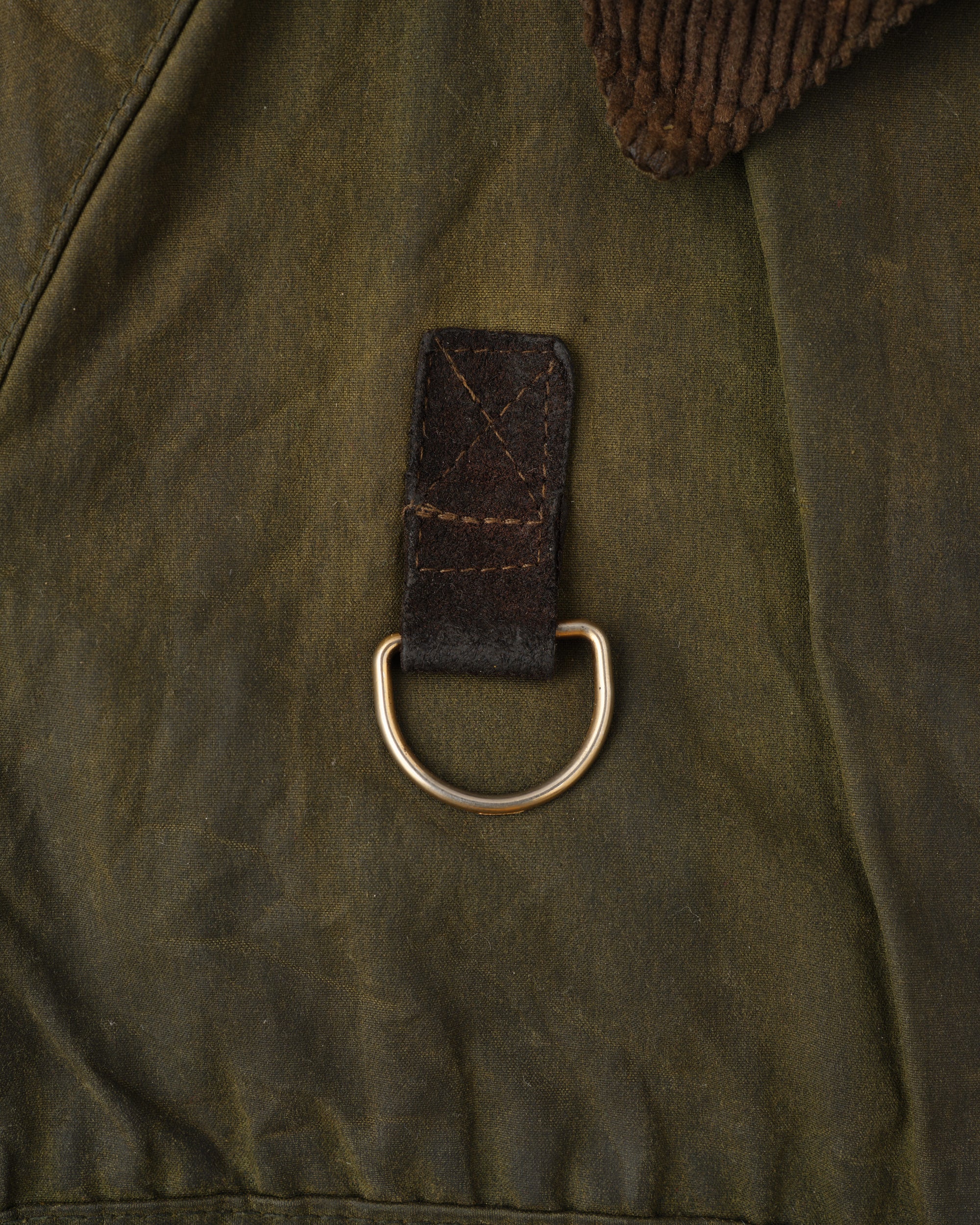 ［~80's］Vintage Barbour Waxed Cotton Jacket "SPEY" 2 Crest Size.MEDIUM