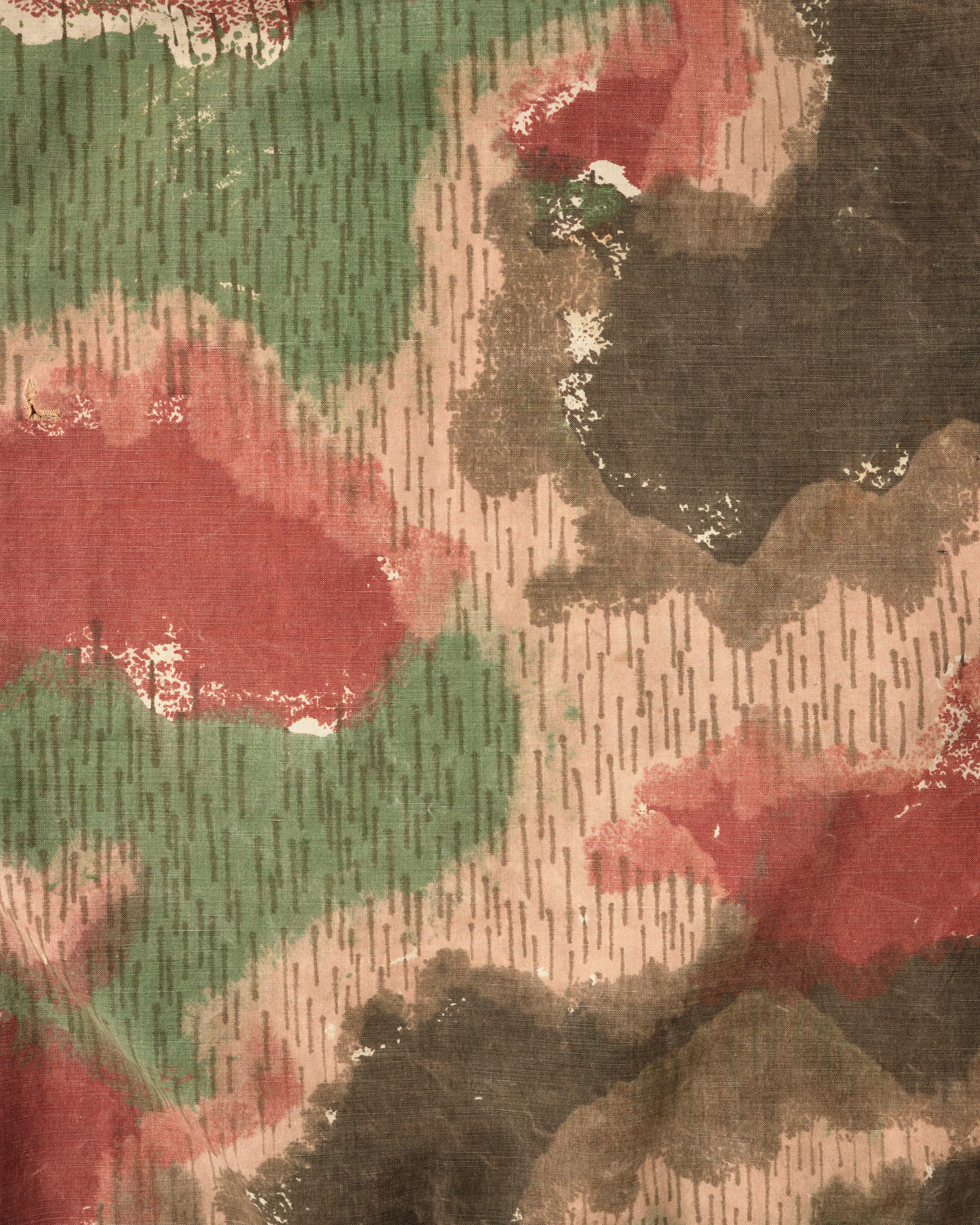 ［~60's］Czechoslovakian Army Sumpfmuster Pattern Camouflage Raglan Sleeve Zip Up Hooded Jacket "Localmade"