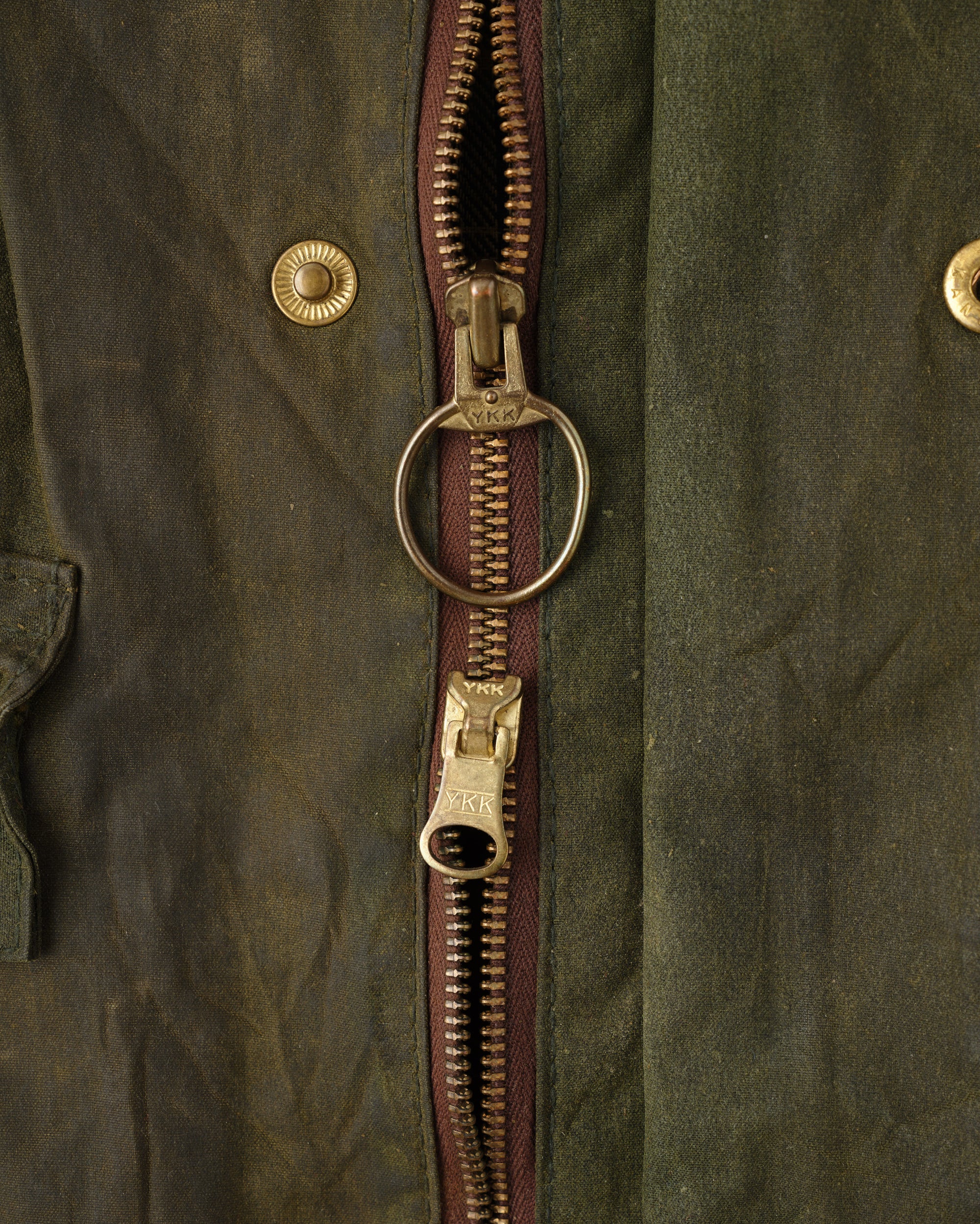 ［~80's］Vintage Barbour Waxed Cotton Jacket "SPEY" 2 Crest Size.MEDIUM
