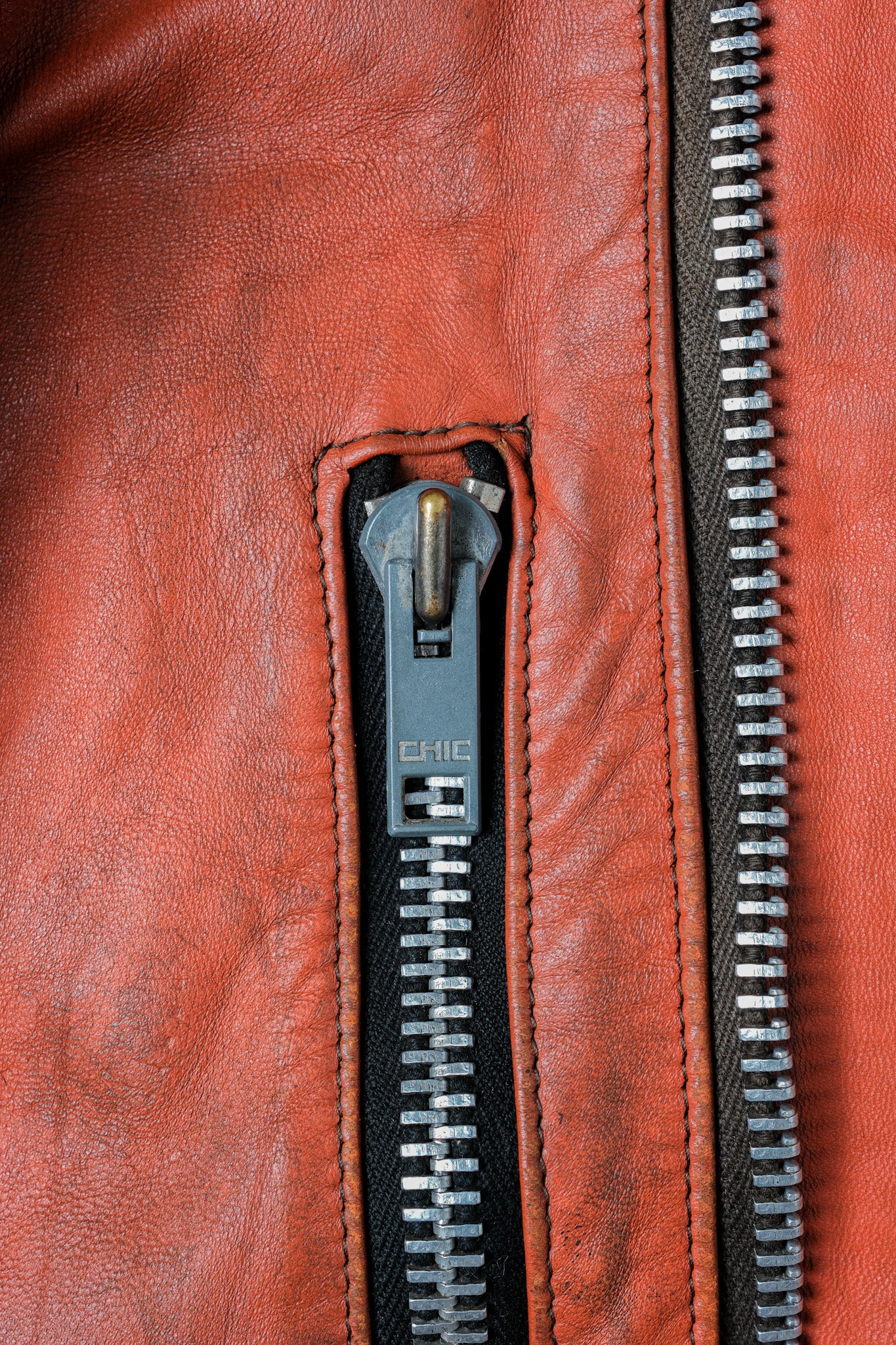 ［~60's］French Vintage Leather Riders Jacket "Jacques Icek"