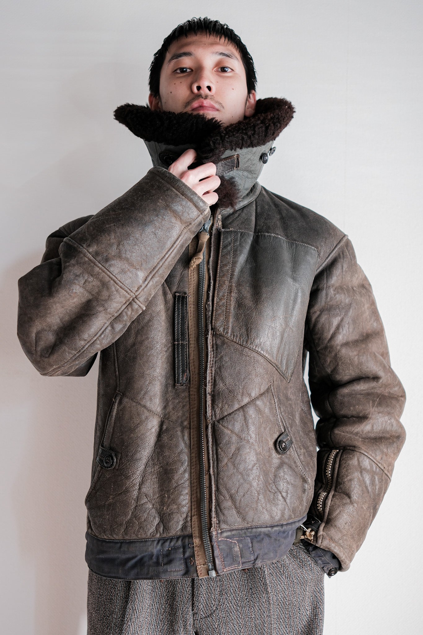 ［~40's］WWⅡ German Air Force Winter Flight Jacket "Luftwaffe"