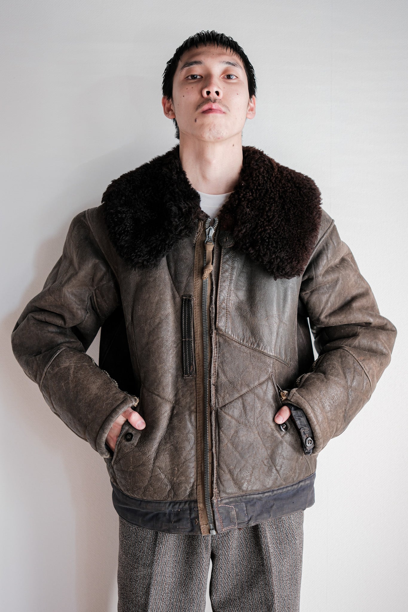 ［~40's］WWⅡ German Air Force Winter Flight Jacket "Luftwaffe"