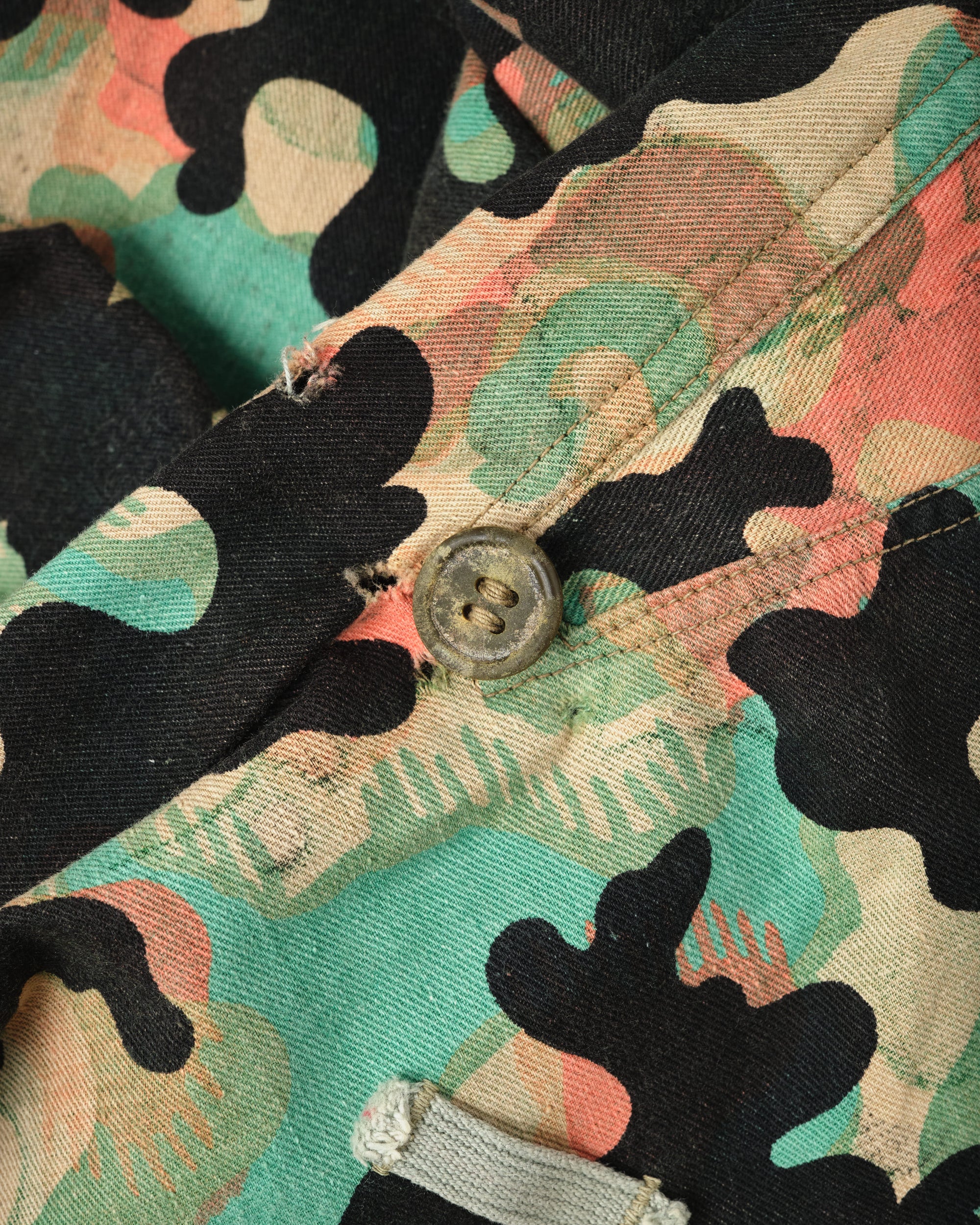 ［~50’s］Czechoslovakian Army Dubaky Camouflage Reversible Smock "Modified"