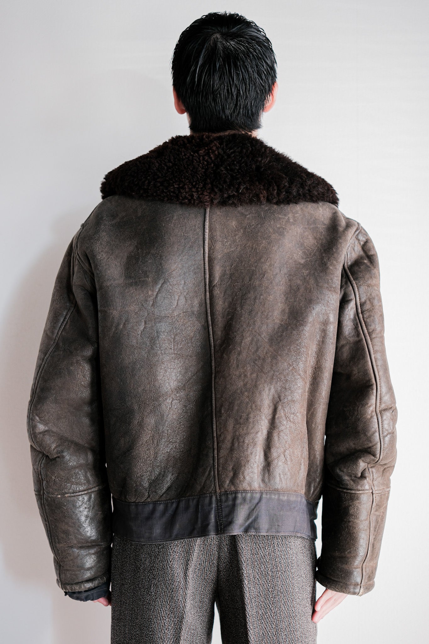 40's】WWⅡ German Air Force Winter Flight Jacket 