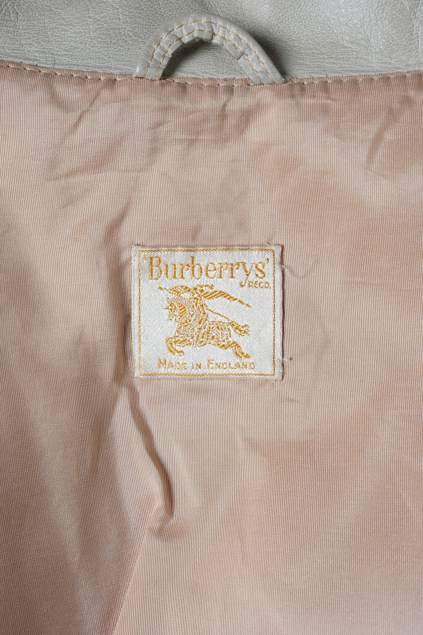 【~70's】Vintage Burberrys Leather Shirt Jacket Size.M