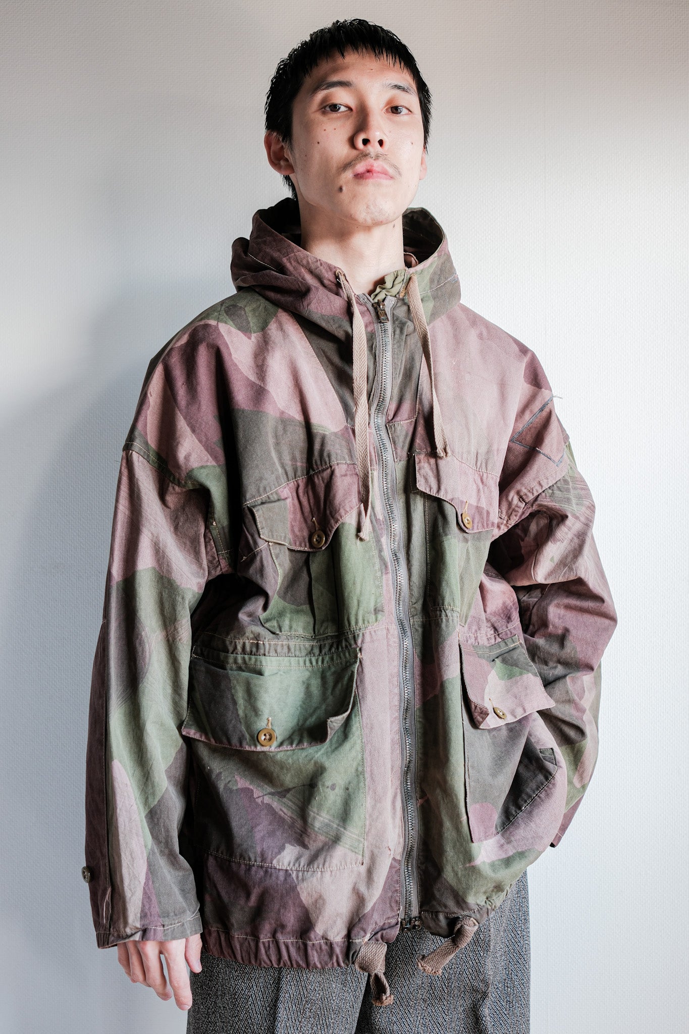 ［~40's］WWⅡ British Army Camouflage Windproof Smock Size.3 "SAS" "Modified"