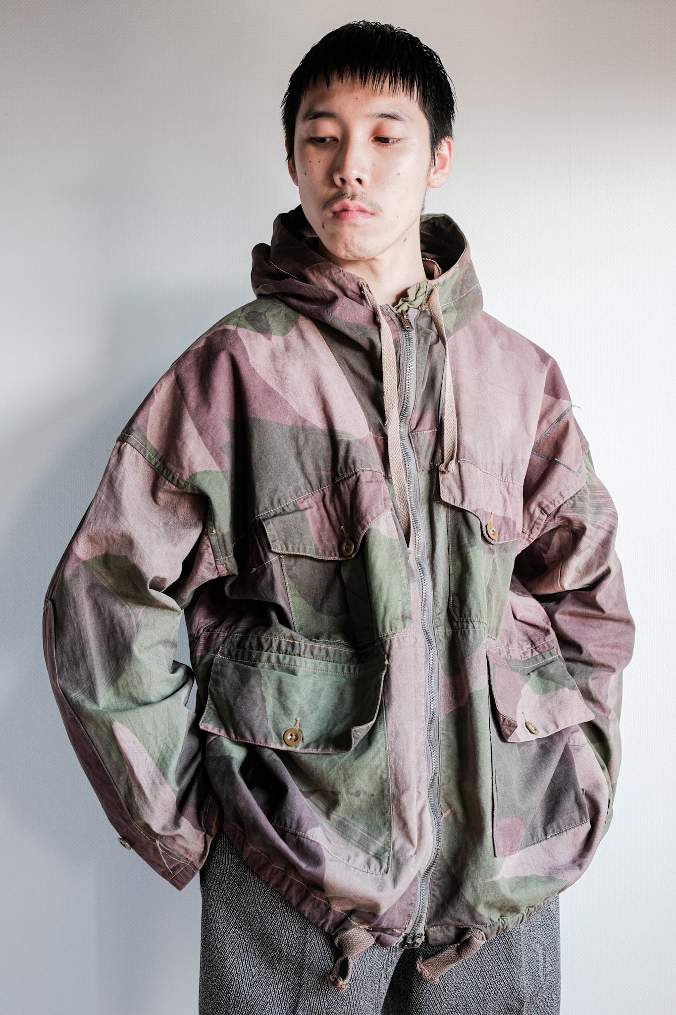 ［~40's］WWⅡ British Army Camouflage Windproof Smock Size.3 "SAS" "Modified"